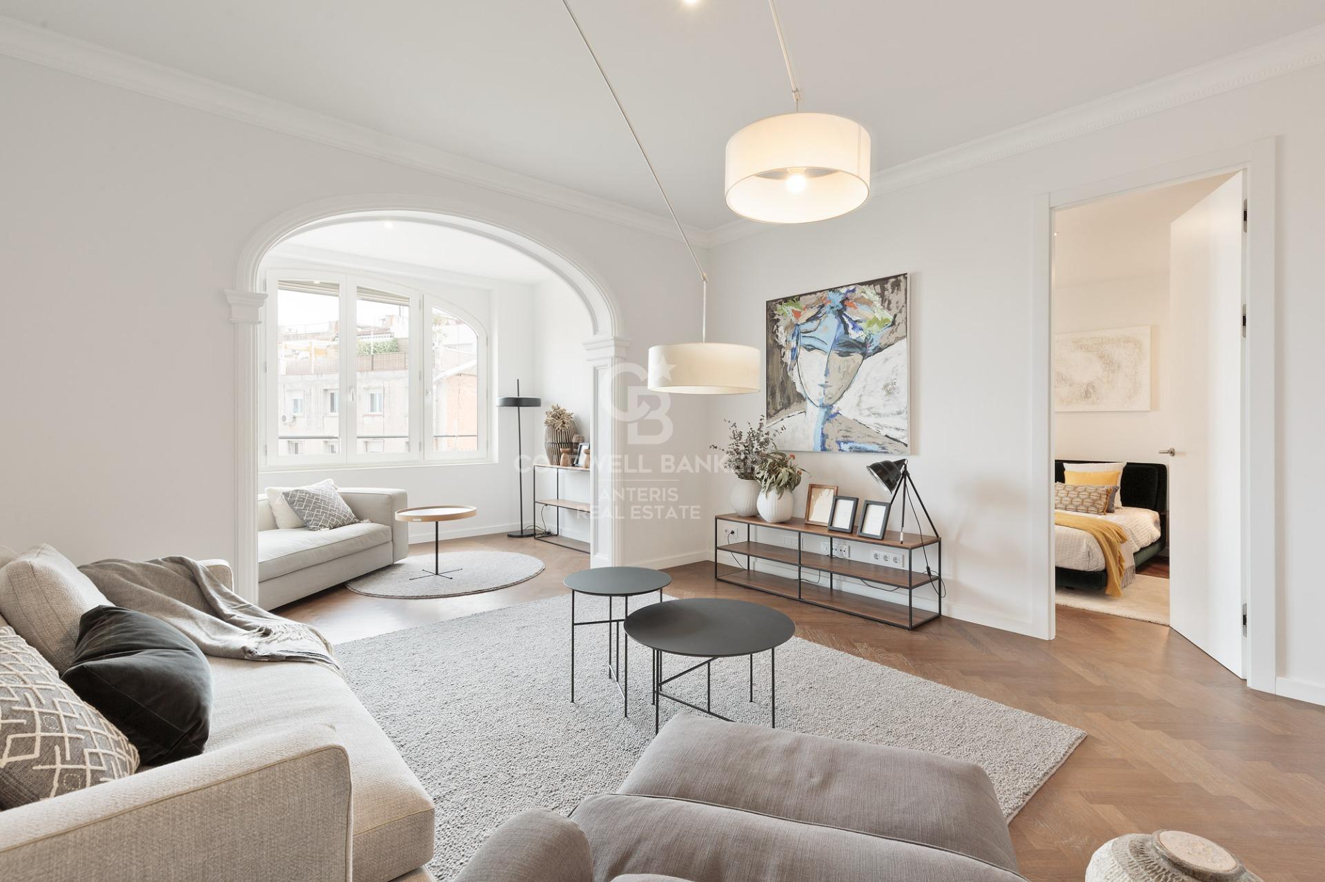 Apartament w klacysystycznej kamienicy w Eixample