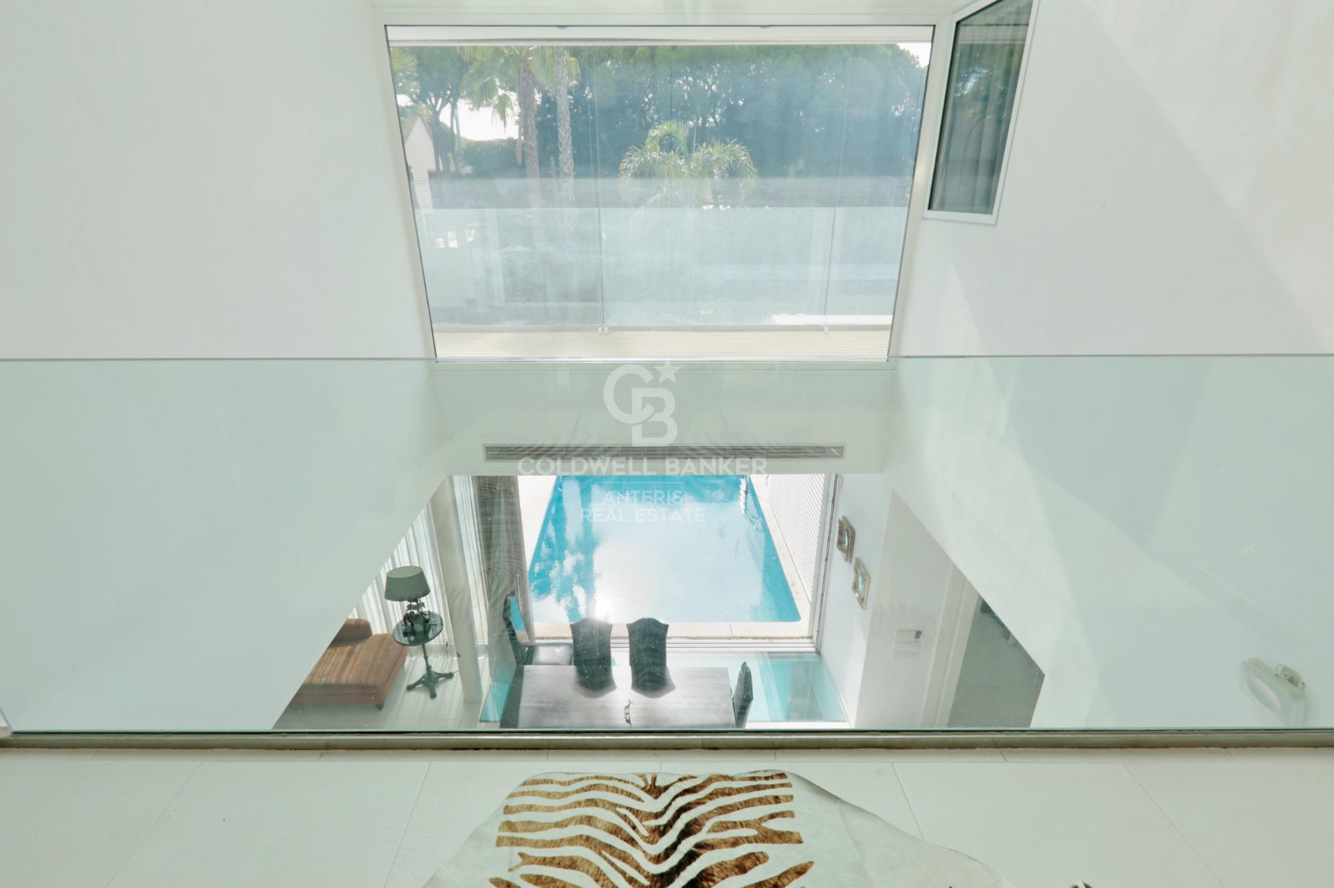 Luxury modern villa on the beach in Castelldefels