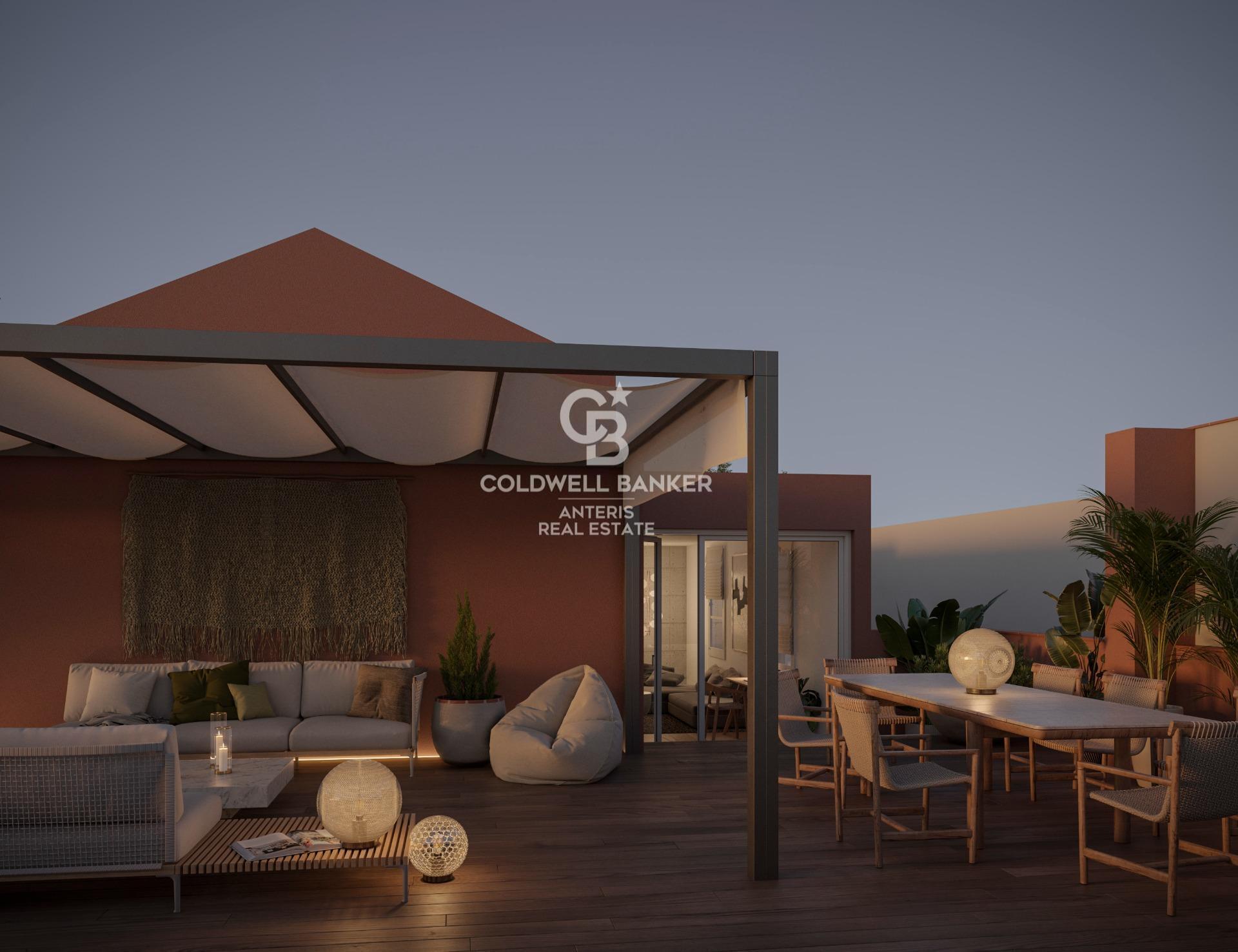 Dwupoziomowy penthouse z dużym tarasem i niesamowitym widokiem na Sagrada Familia