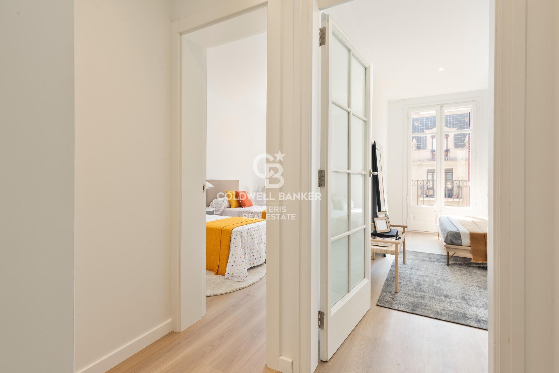 Dwupoziomowy penthouse z dużym tarasem i niesamowitym widokiem na Sagrada Familia