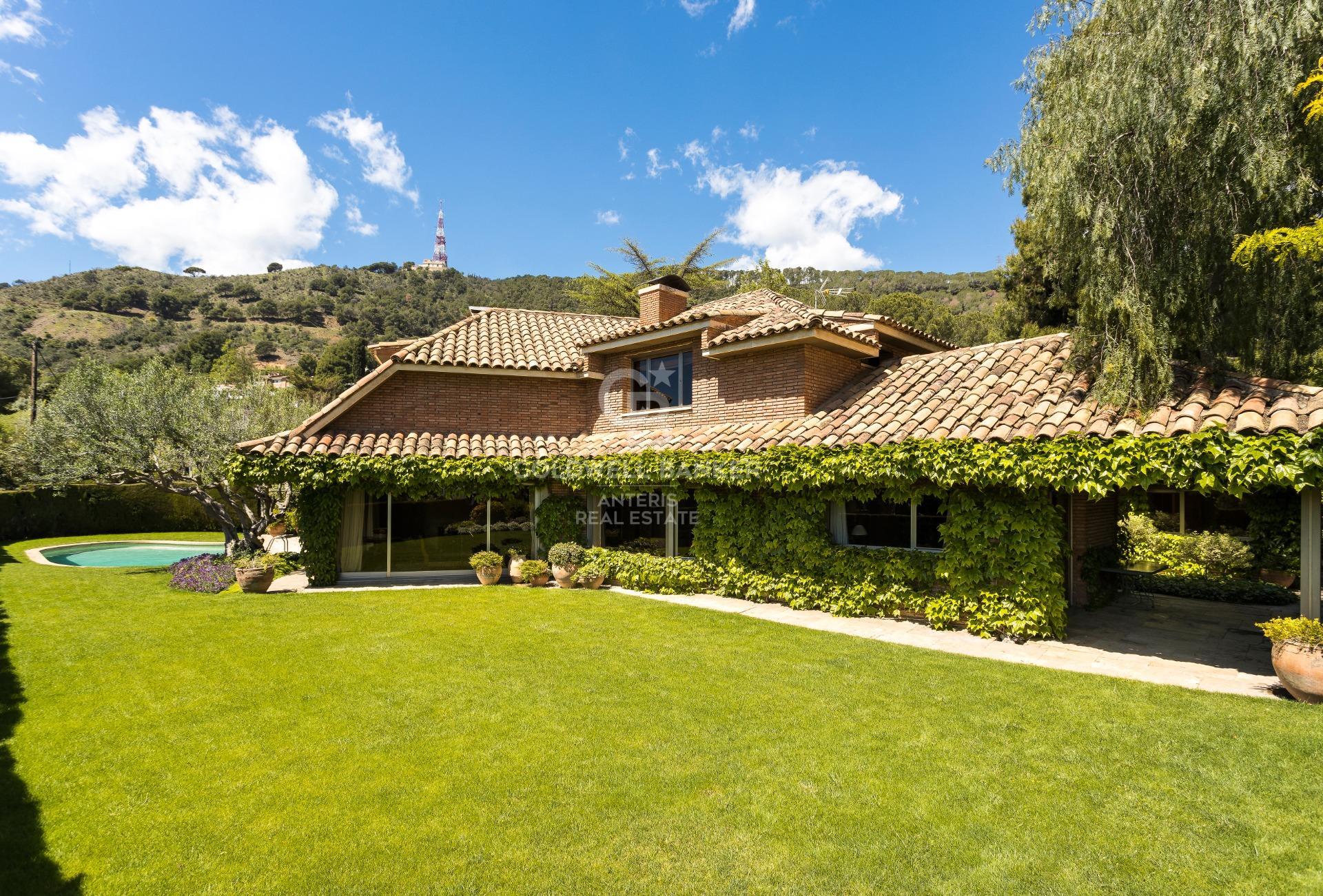 Maravillosa villa con exteriores increíbles en Pedralbes