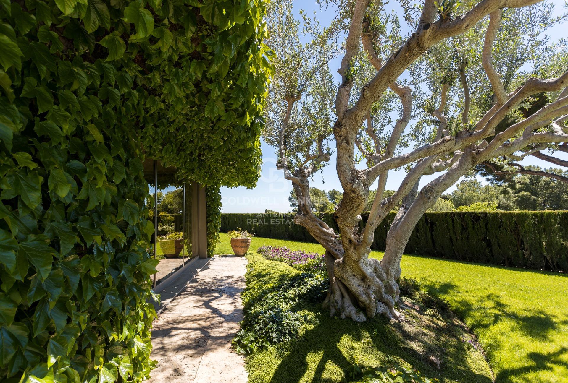 Maravillosa villa con exteriores increíbles en Pedralbes