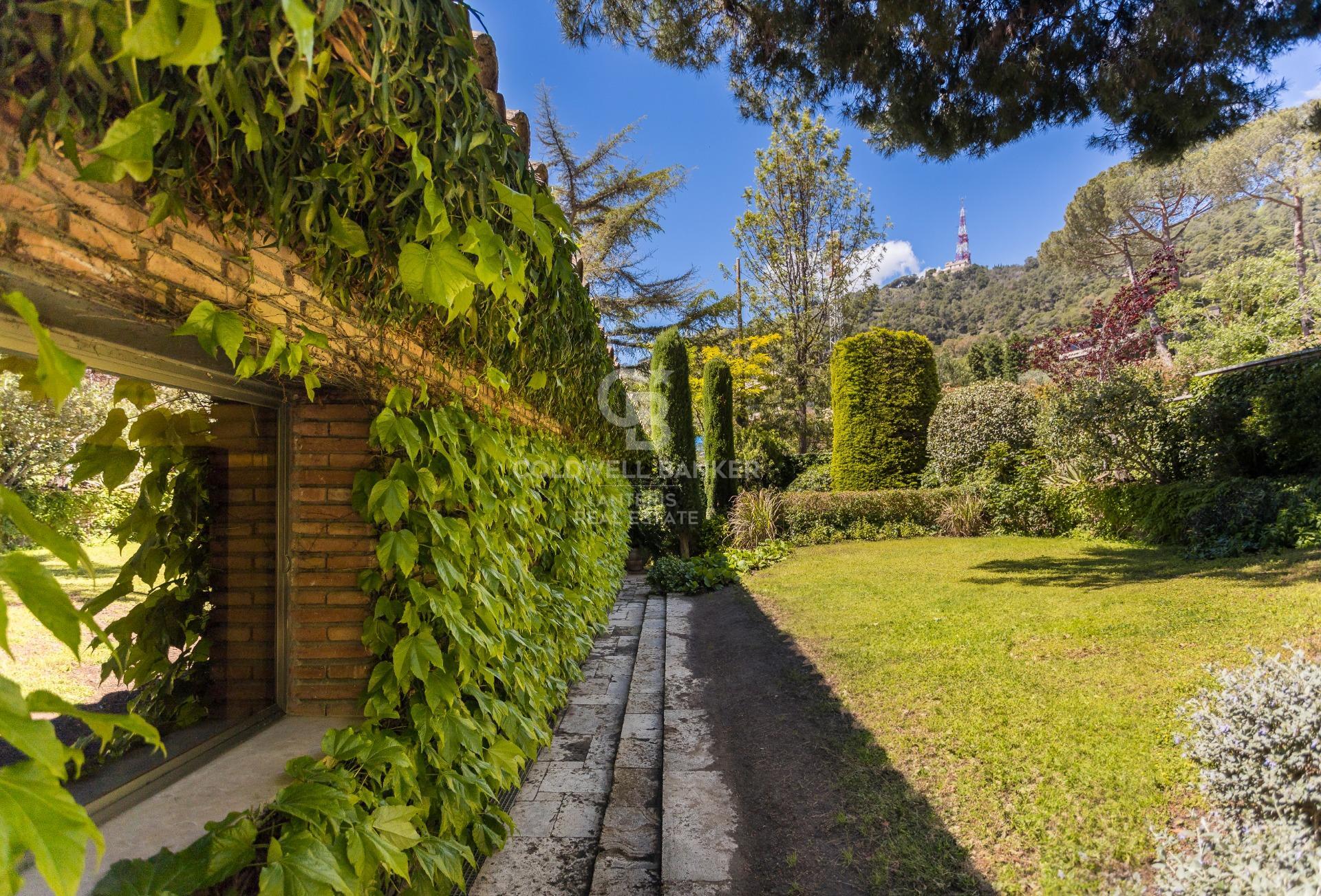Maravillosa villa con exteriores increíbles en Pedralbes
