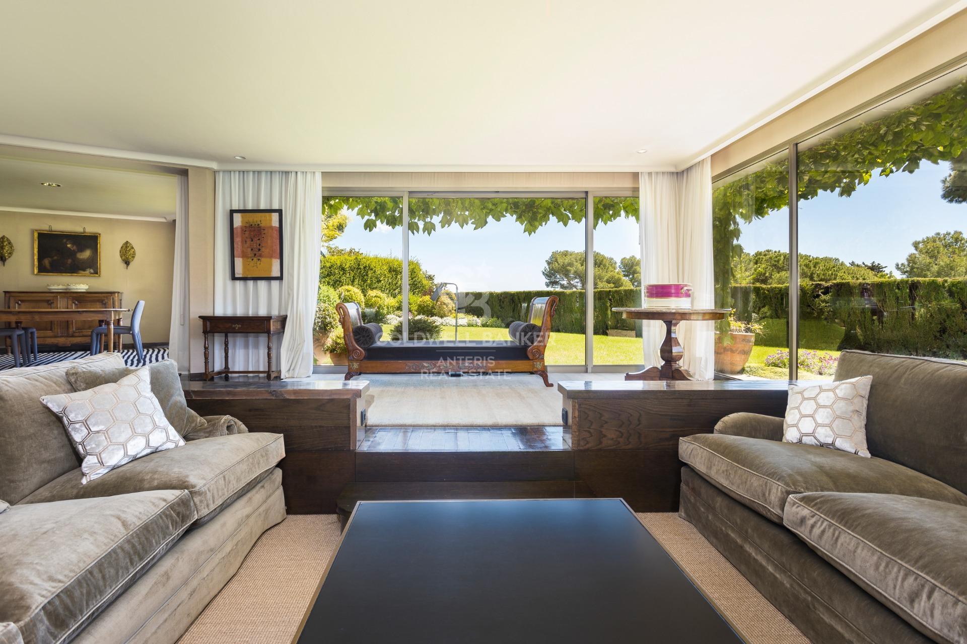 Maravillosa villa con exteriores increíbles en Pedralbes