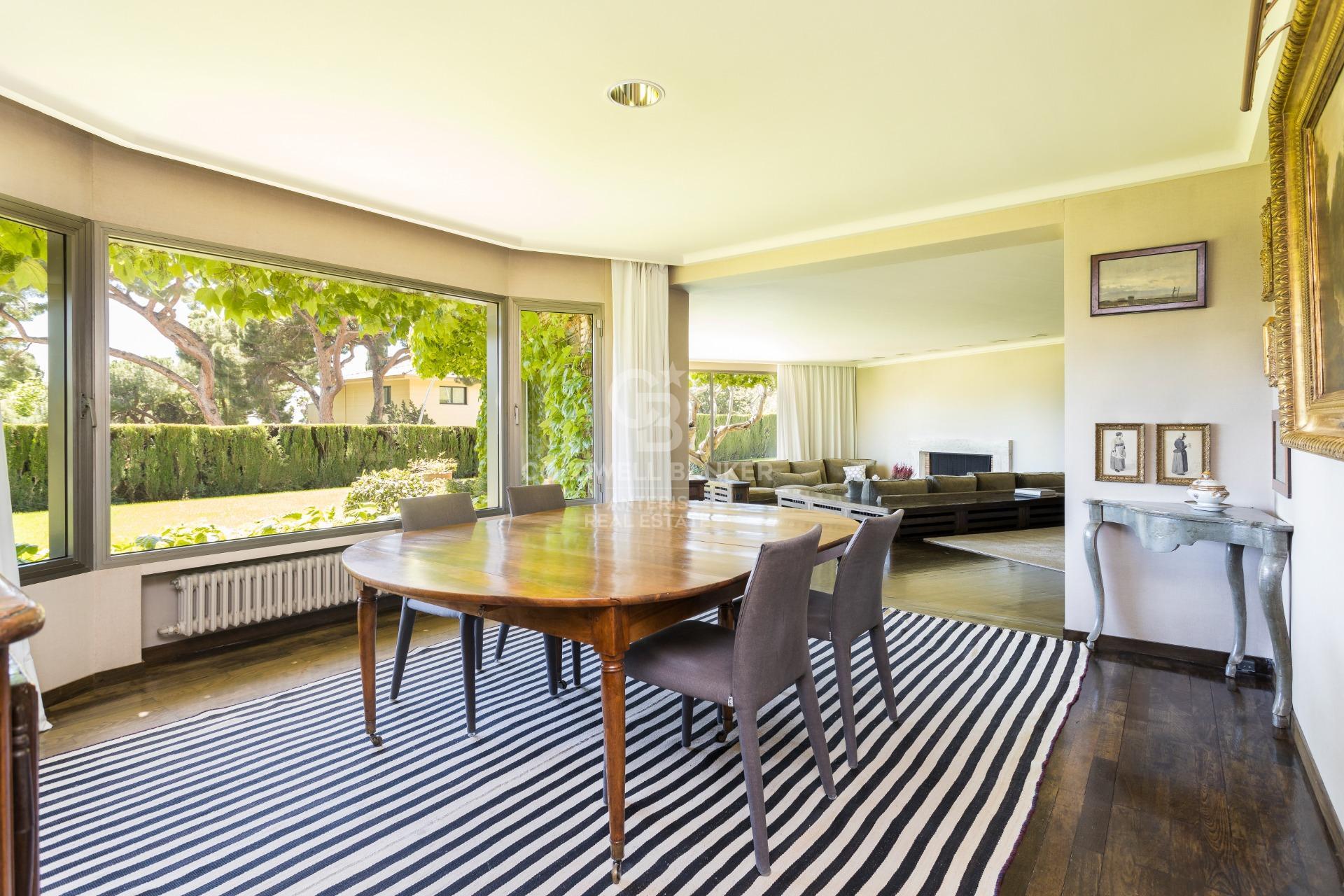 Maravillosa villa con exteriores increíbles en Pedralbes