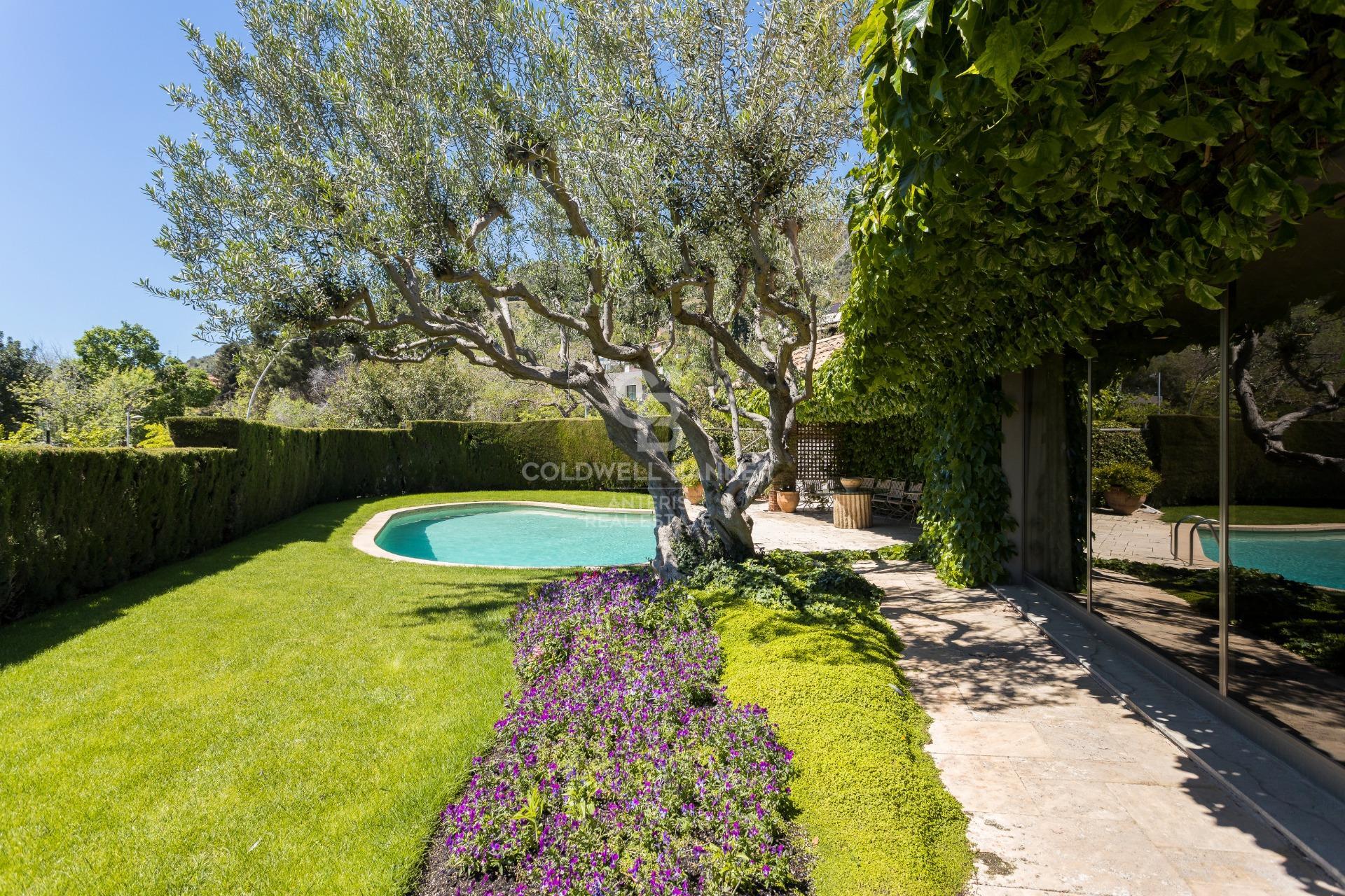 Maravillosa villa con exteriores increíbles en Pedralbes