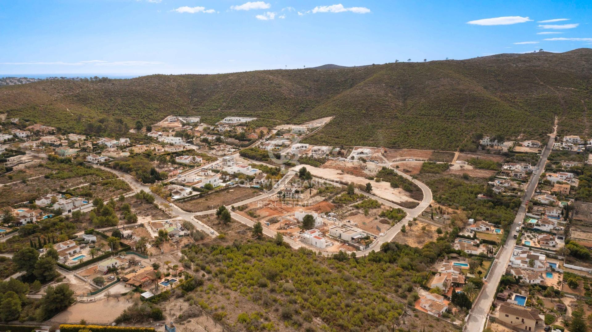 Villa Loma – Nueva construcción de una planta en Jávea