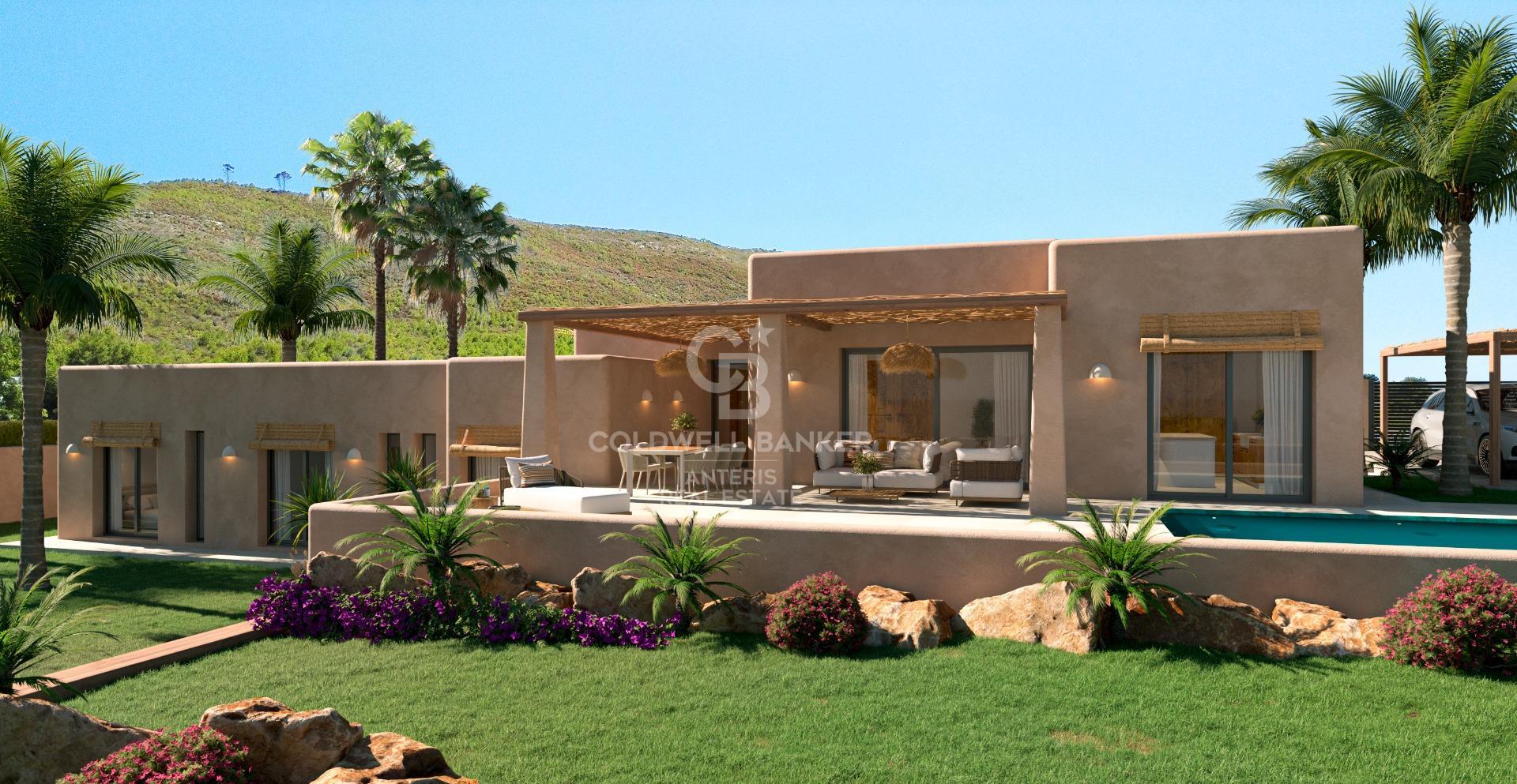 Villa Loma – Nueva construcción de una planta en Jávea