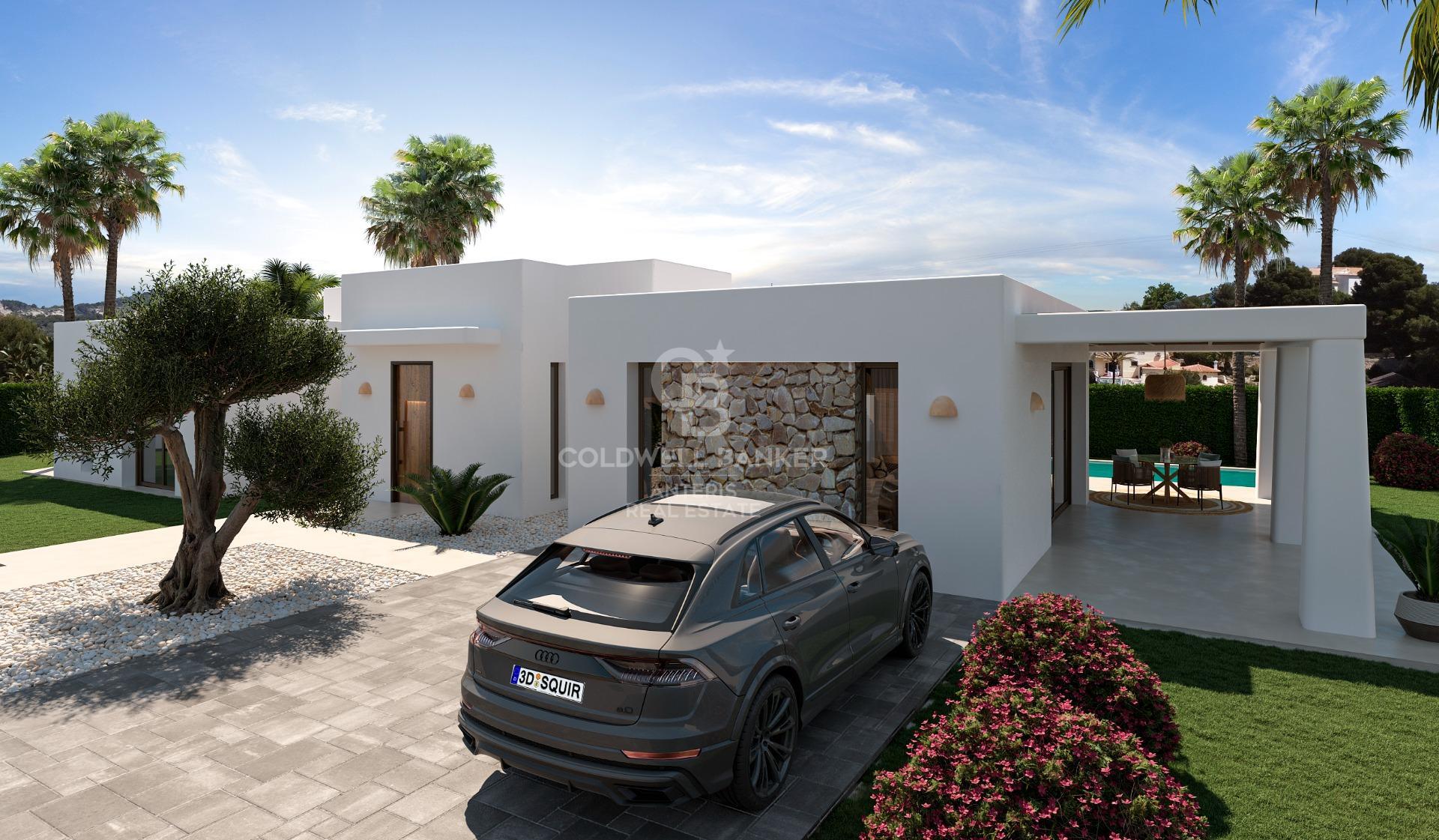 Villa Mila – Estilo Ibiza en Javea, Permiso de Construcción Concedido