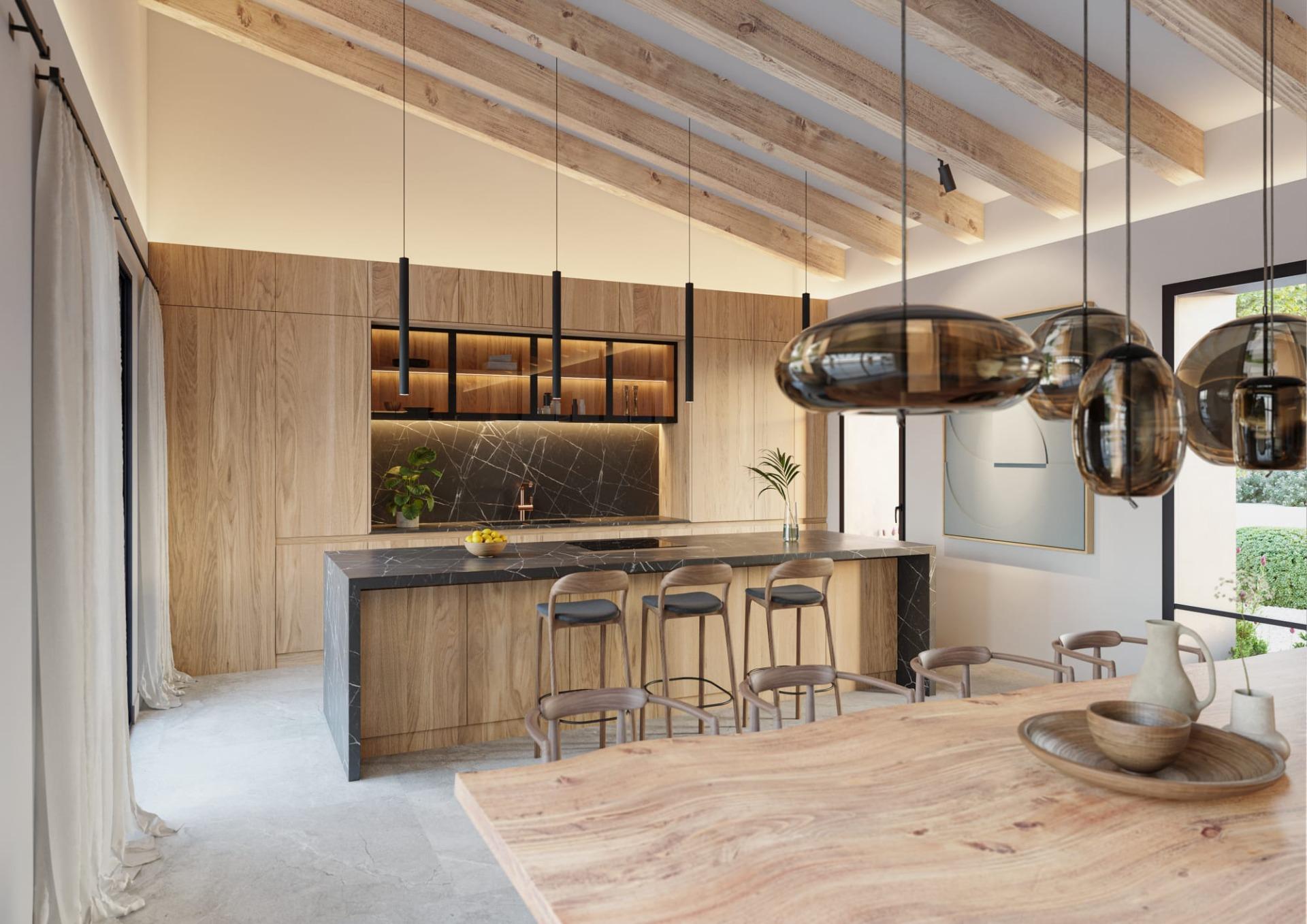 Impeccable, modern country estate with pool on a large plot in Campos