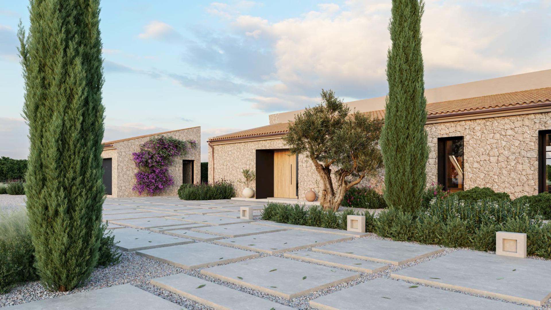 Impeccable, modern country estate with pool on a large plot in Campos