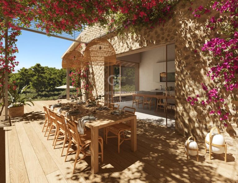 Finca minimalista en posición elevada con excelentes vistas