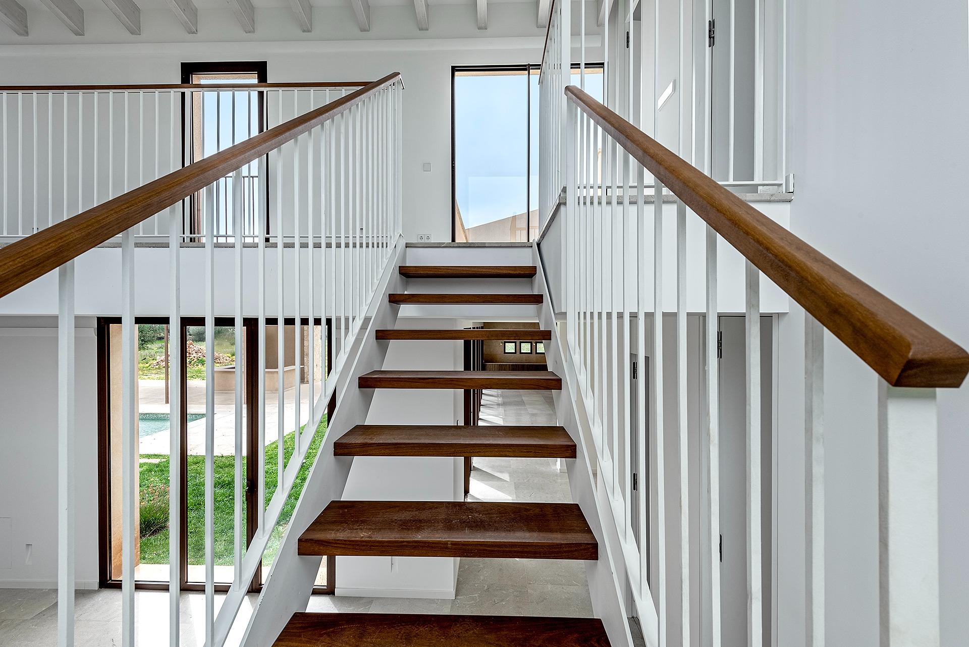 Stylish, newly built country house with swimming pool and panoramic views in Ses Salines