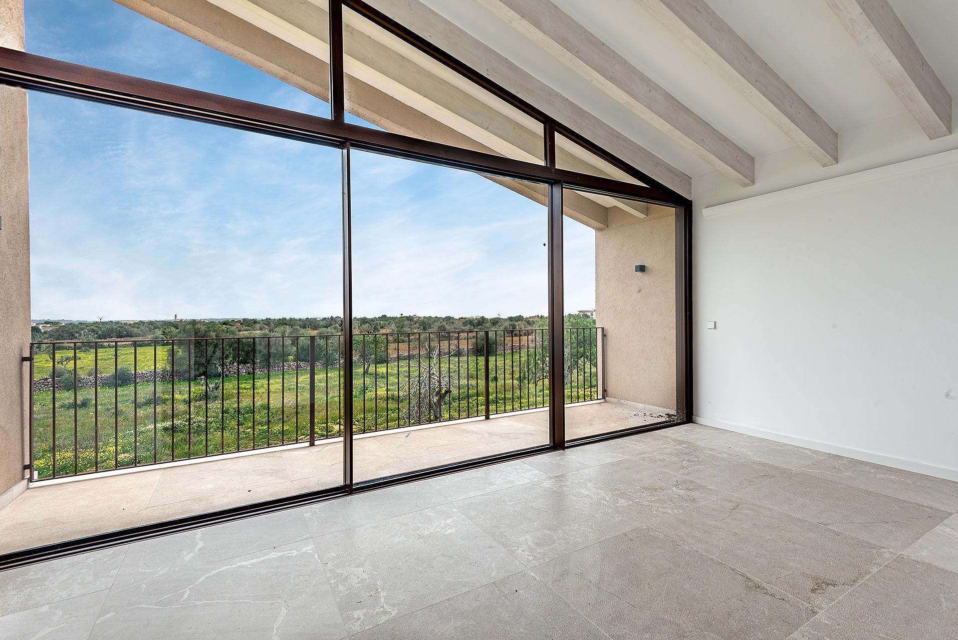 Stylish, newly built country house with swimming pool and panoramic views in Ses Salines