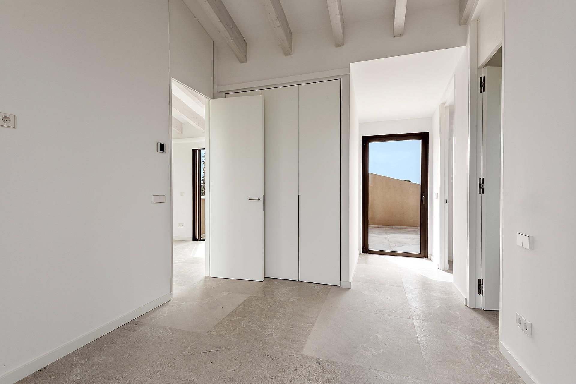 Stylish, newly built country house with swimming pool and panoramic views in Ses Salines