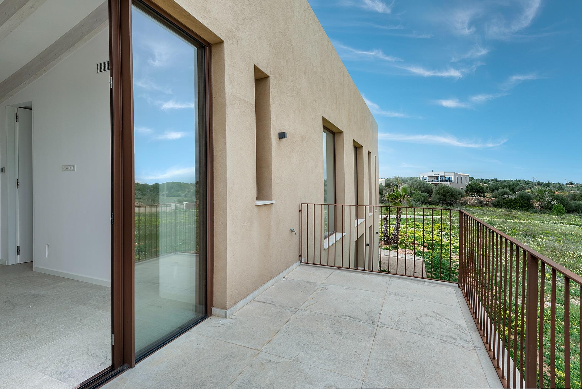 Stylish, newly built country house with swimming pool and panoramic views in Ses Salines