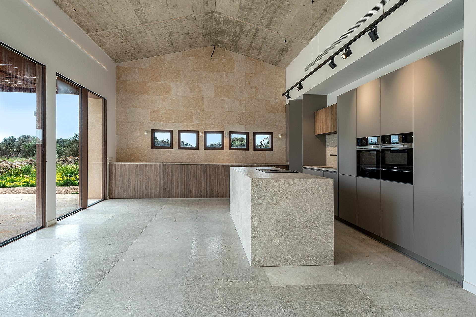 Stylish, newly built country house with swimming pool and panoramic views in Ses Salines