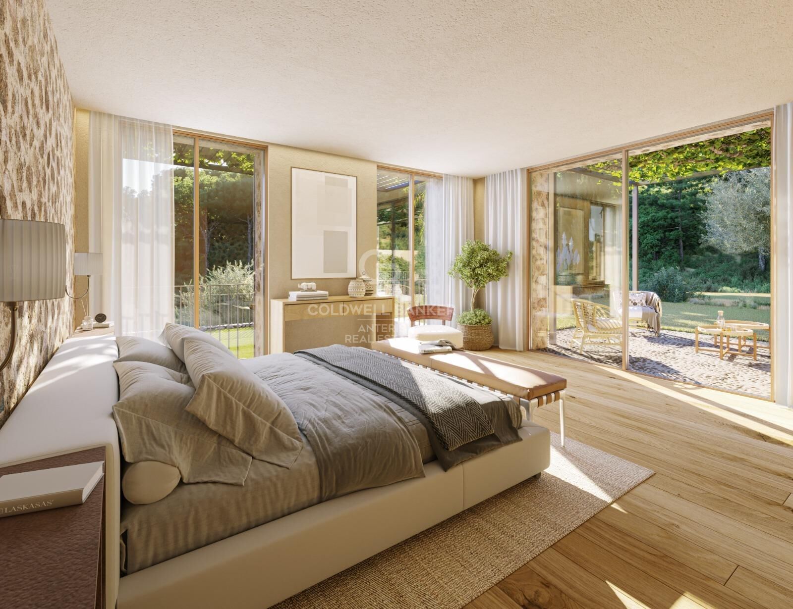 Finca minimalista en posición elevada con excelentes vistas