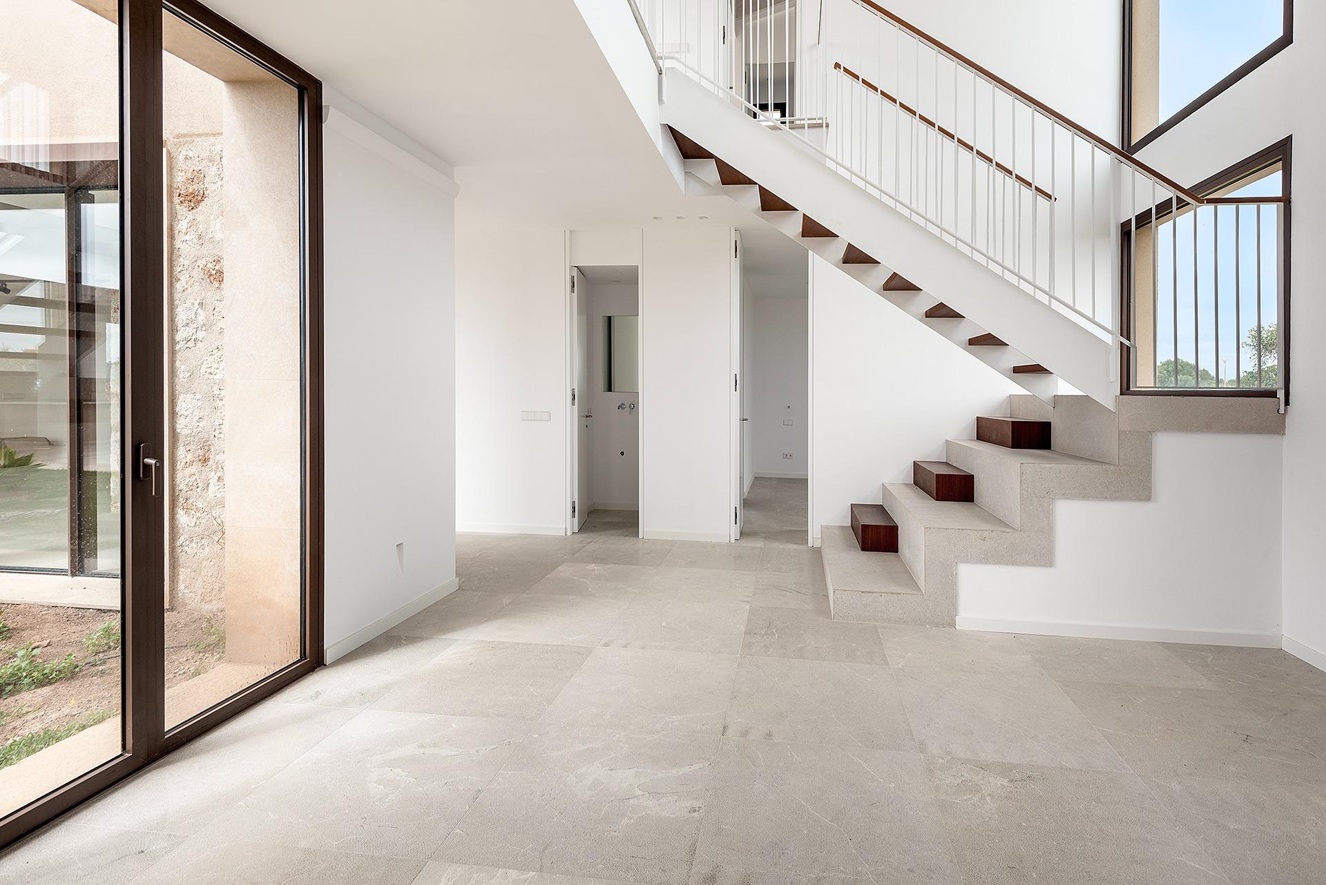 Stylish, newly built country house with swimming pool and panoramic views in Ses Salines