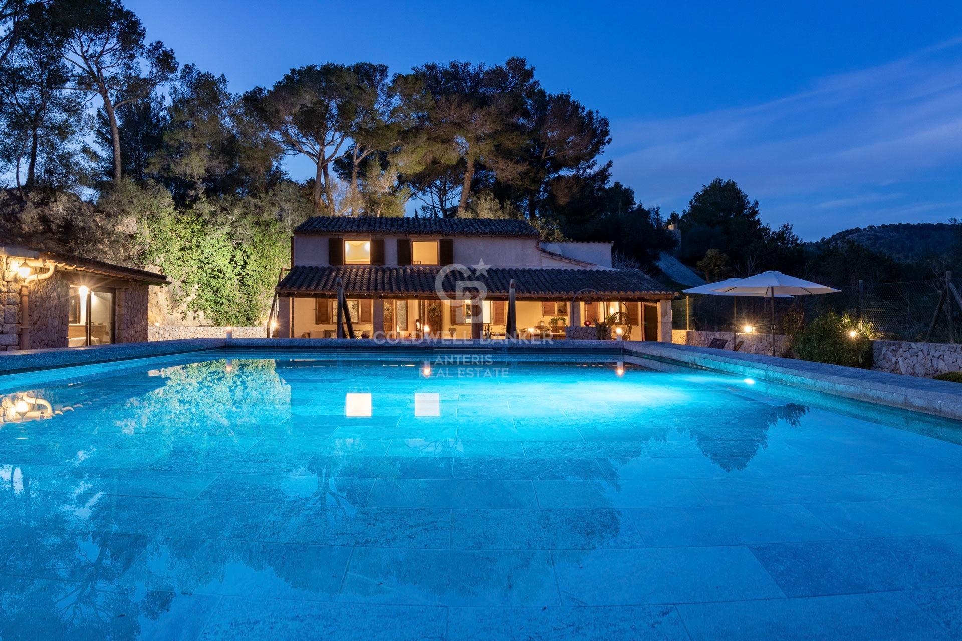Idyllic country house with pool and guest house in Calvià, Mallorca