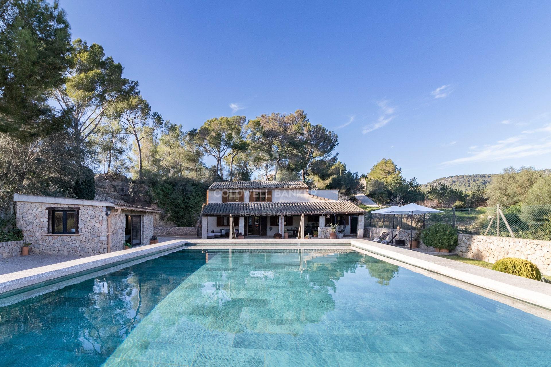 Idyllic country house with pool and guest house in Calvià, Mallorca