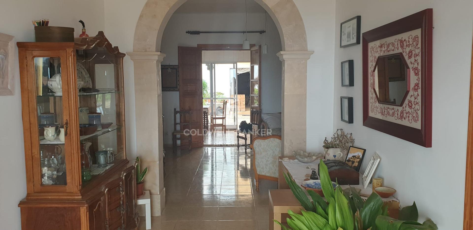 Charming property by the sea with a great covered terrace and courtyard in Sa Rápita