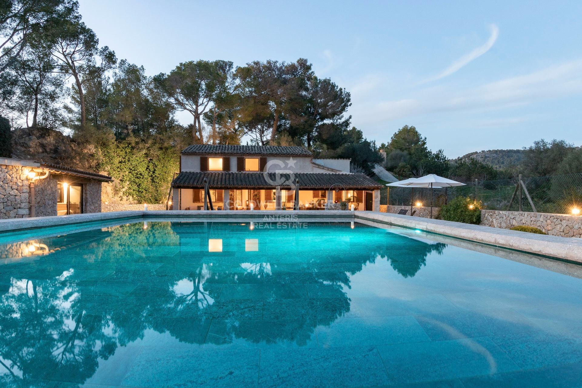 Idyllic country house with pool and guest house in Calvià, Mallorca