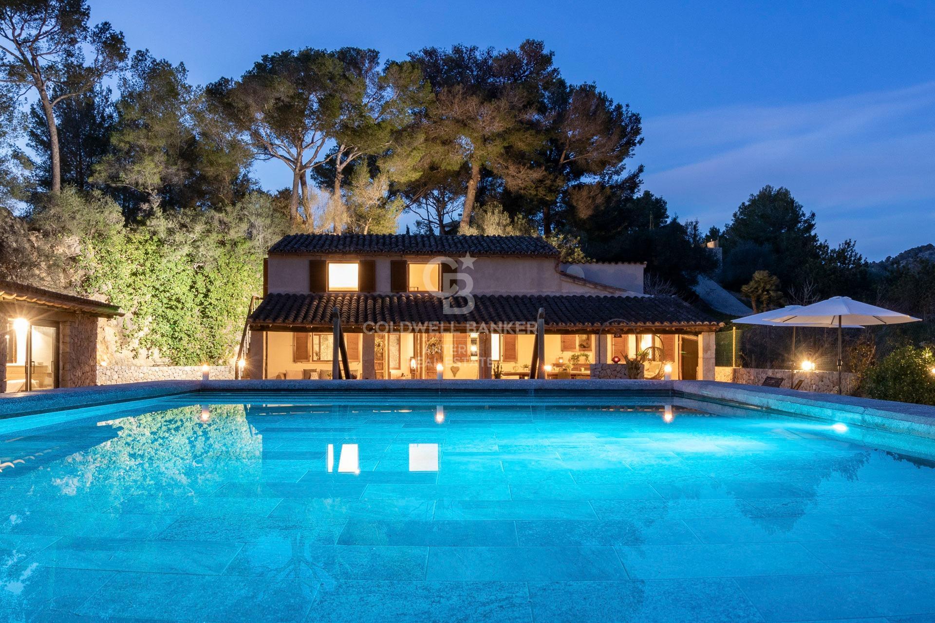 Idyllic country house with pool and guest house in Calvià, Mallorca