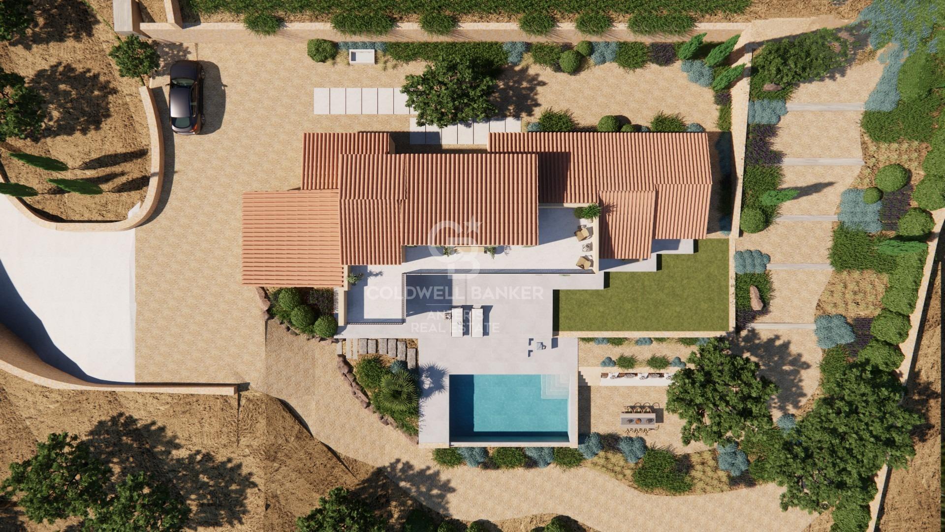 Elegante propiedad a estrenar con piscina e impresionantes vistas panorámicas en Puntiró