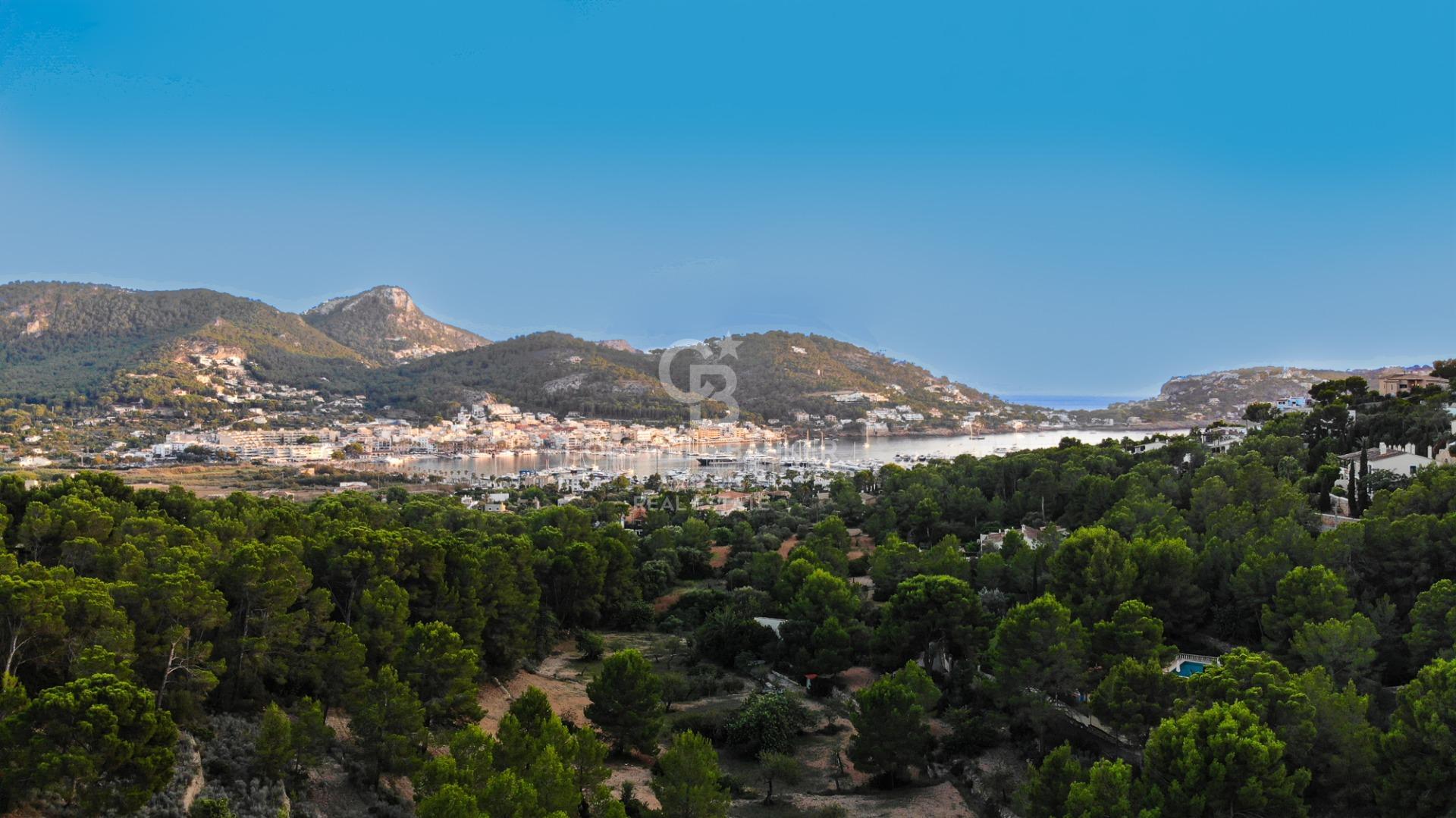 Chalet moderno en Port Andratx con vistas al puerto