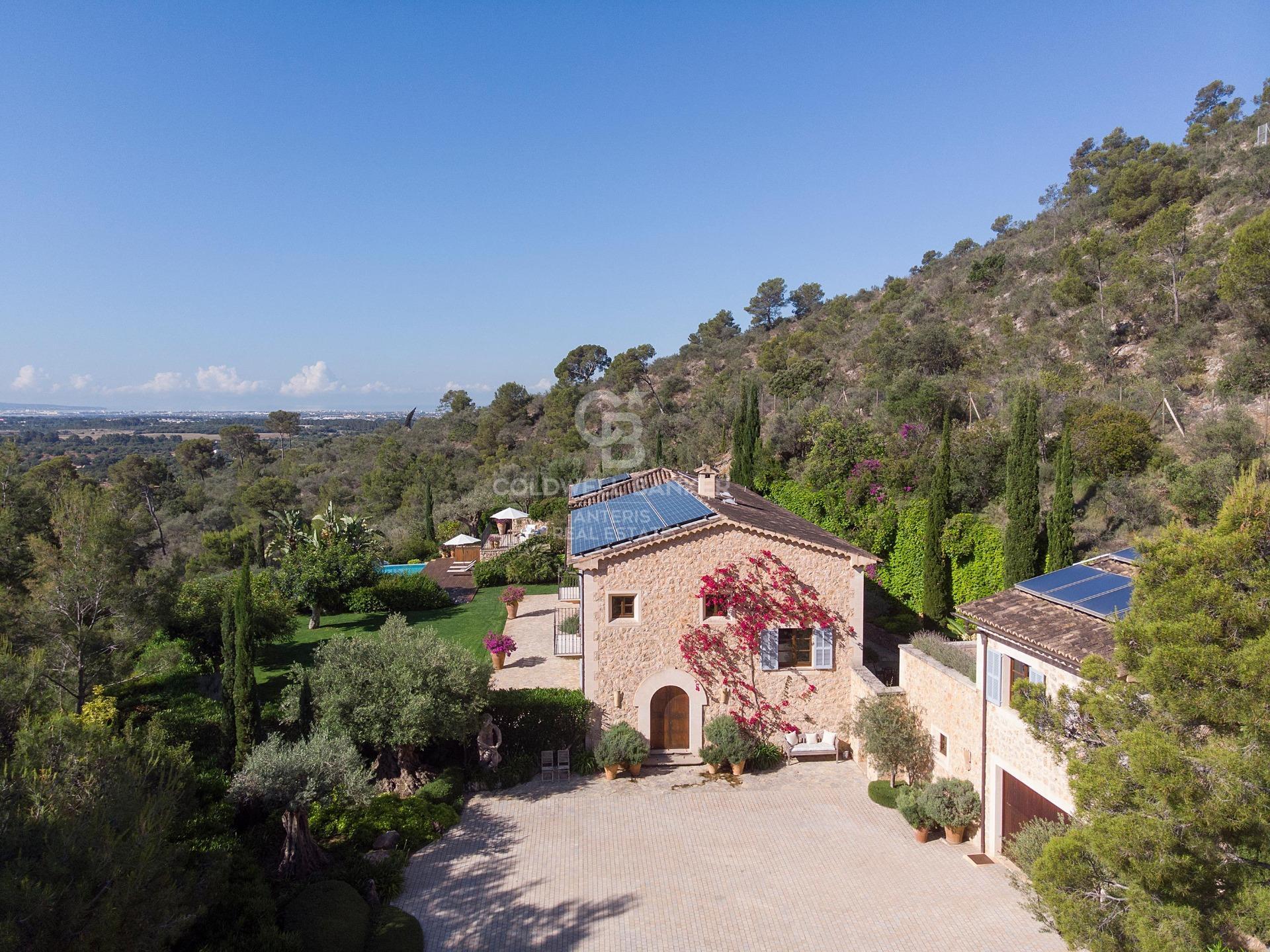 Impresionante propiedad rural con apartamento de invitados y permiso de alquiler vacacional cerca de