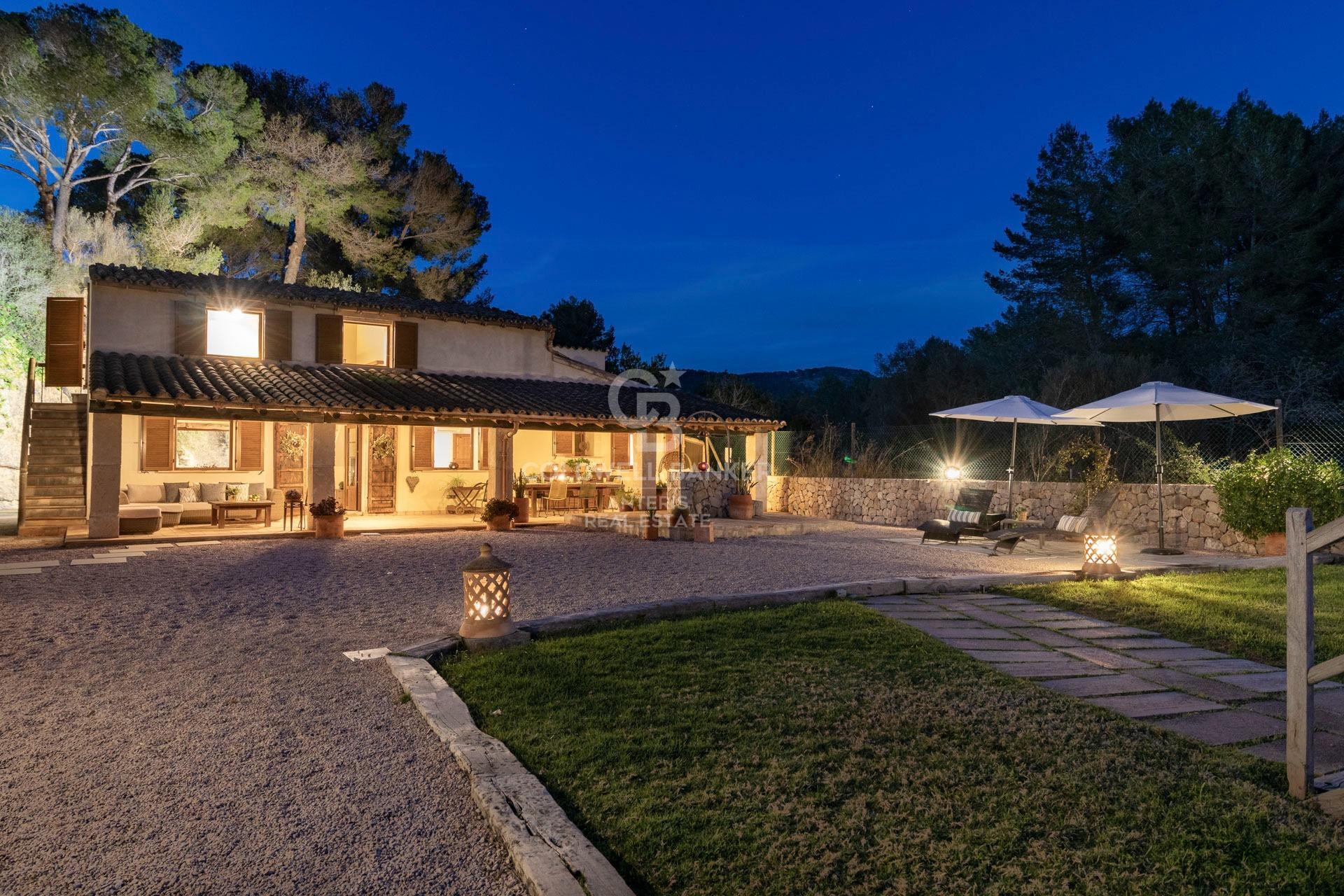 Idyllic country house with pool and guest house in Calvià, Mallorca