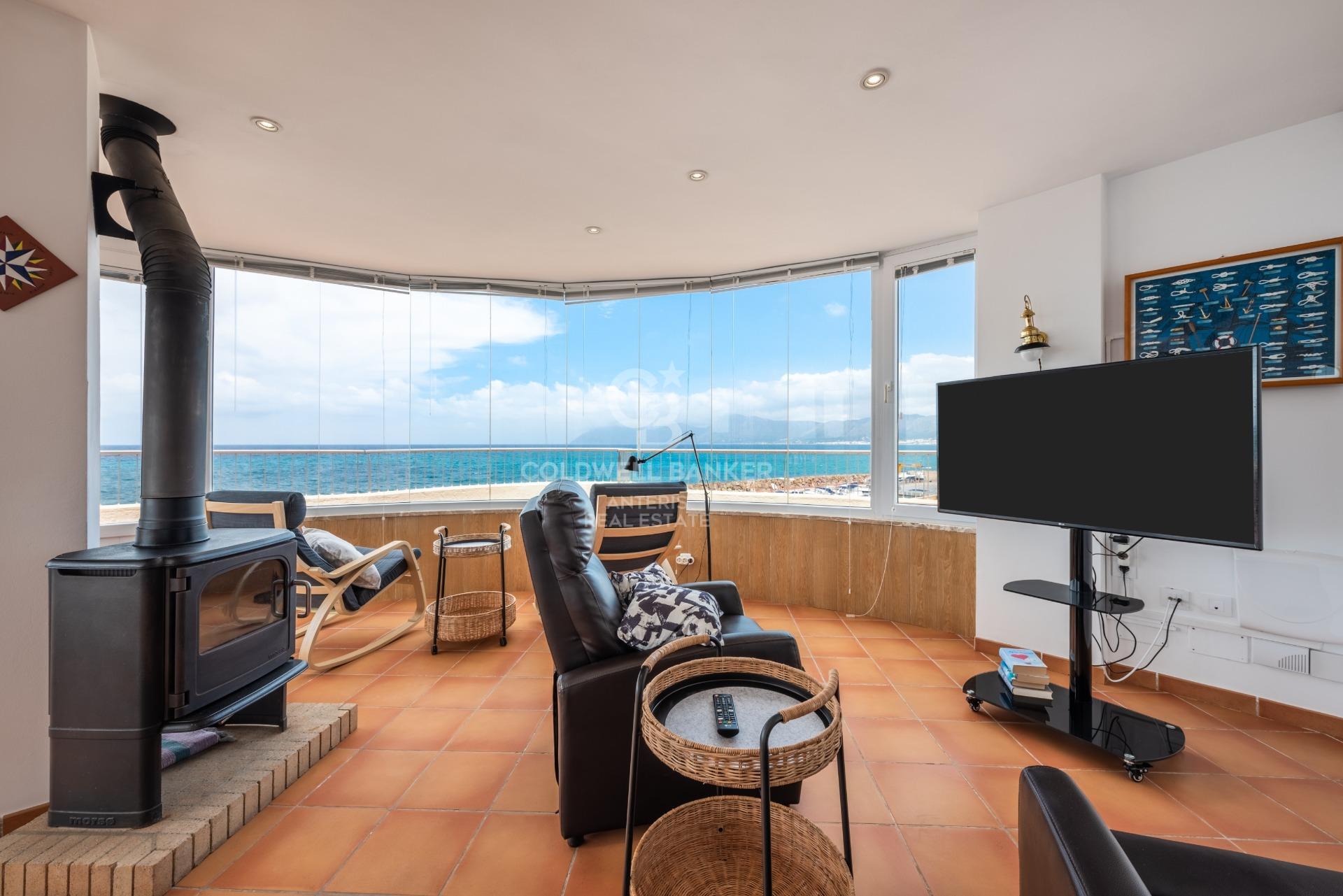 Penthouse with large terraces in first sea line in Son Serra de Marina with holiday rental permit