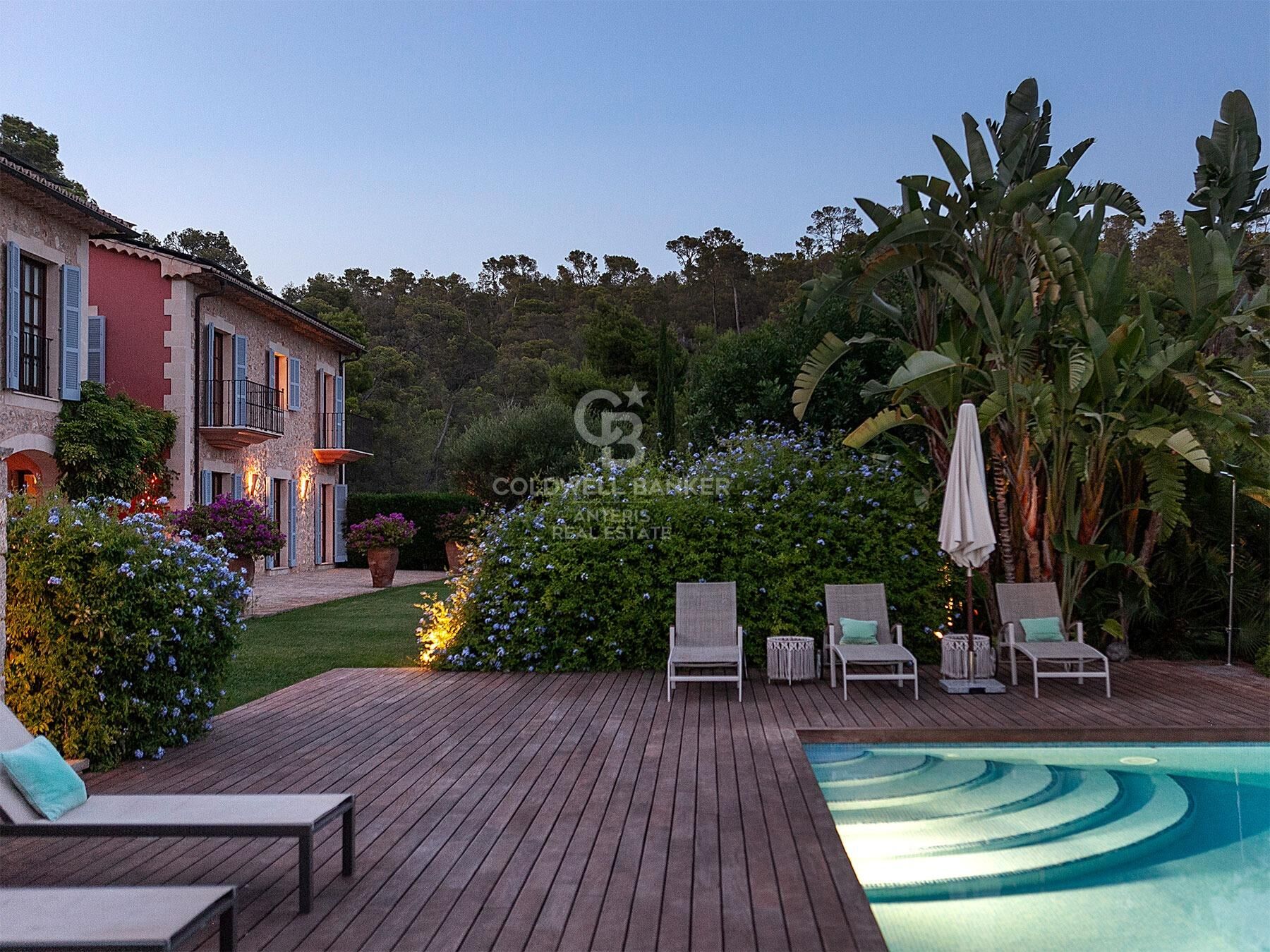 Impresionante propiedad rural con apartamento de invitados y permiso de alquiler vacacional cerca de