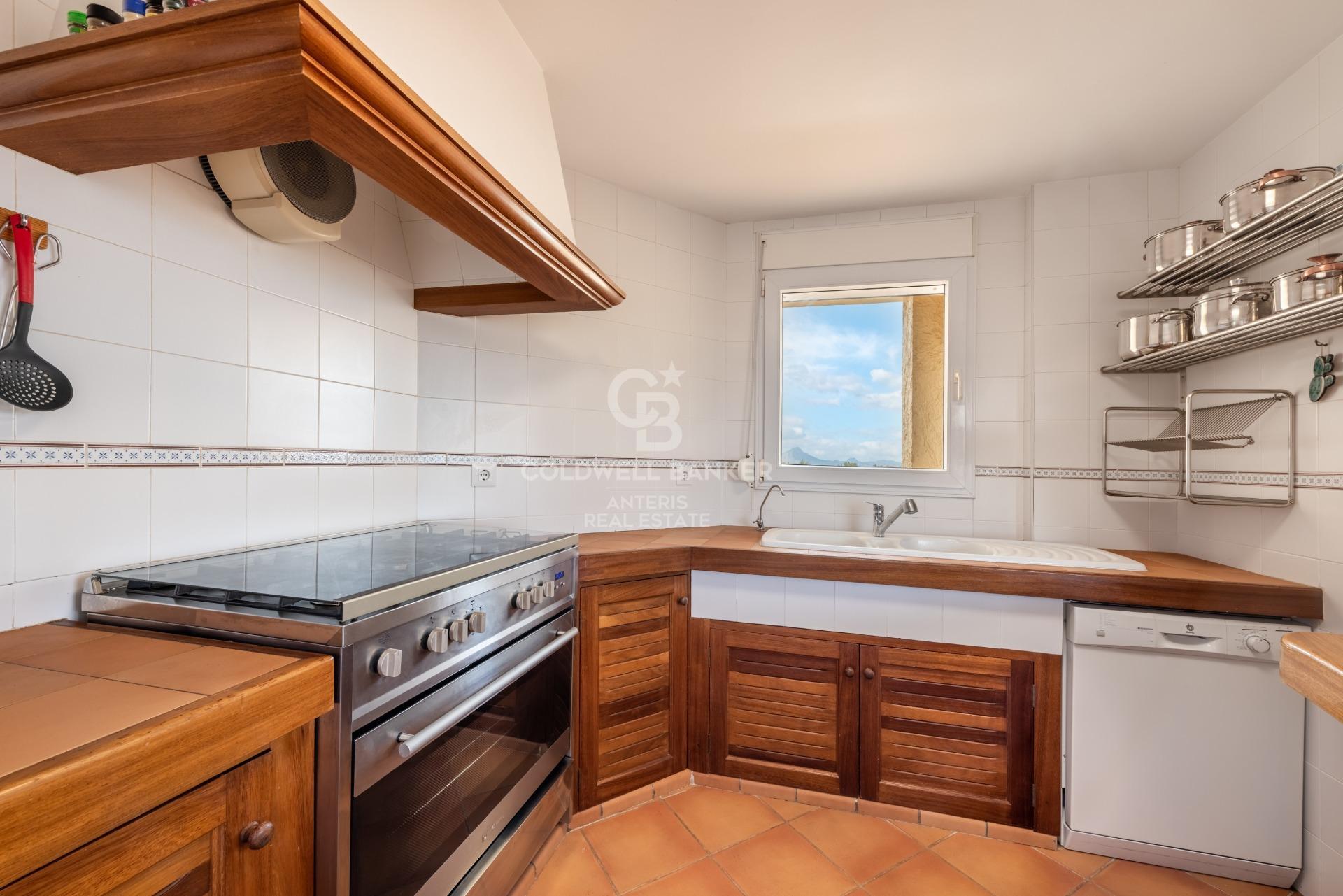 Penthouse with large terraces in first sea line in Son Serra de Marina with holiday rental permit