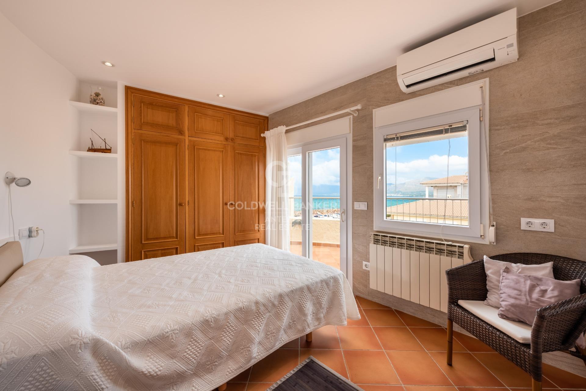 Penthouse with large terraces in first sea line in Son Serra de Marina with holiday rental permit