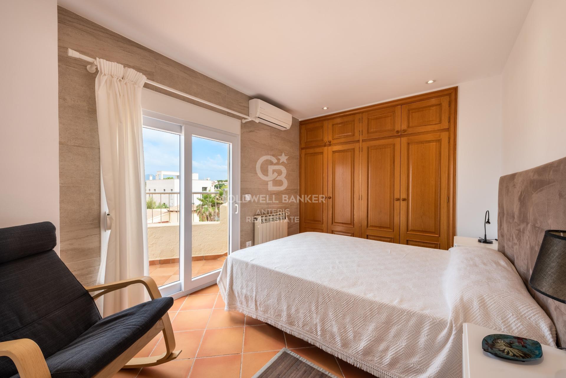 Penthouse with large terraces in first sea line in Son Serra de Marina with holiday rental permit