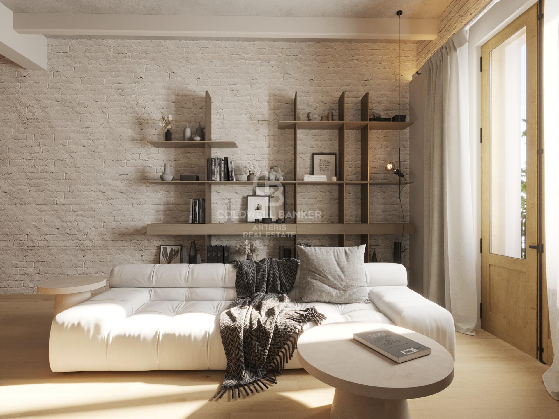 Całkowicie odnowiony luksusowy apartament w kamienicy z XIX wieku przy Passeig Sant Joan