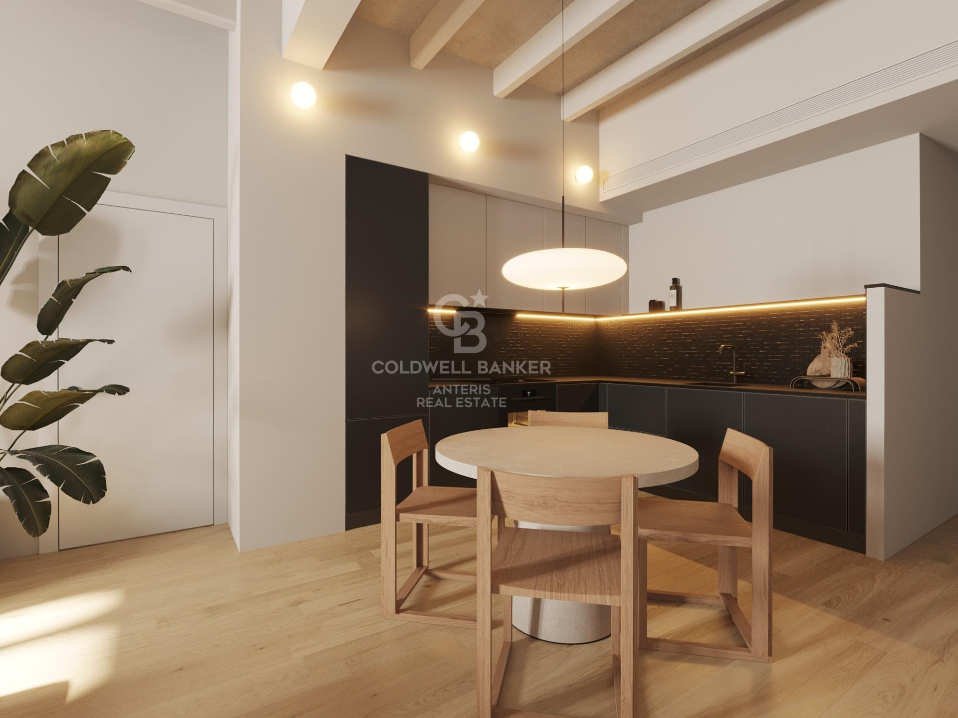 Całkowicie odnowiony luksusowy apartament w kamienicy z XIX wieku przy Passeig Sant Joan