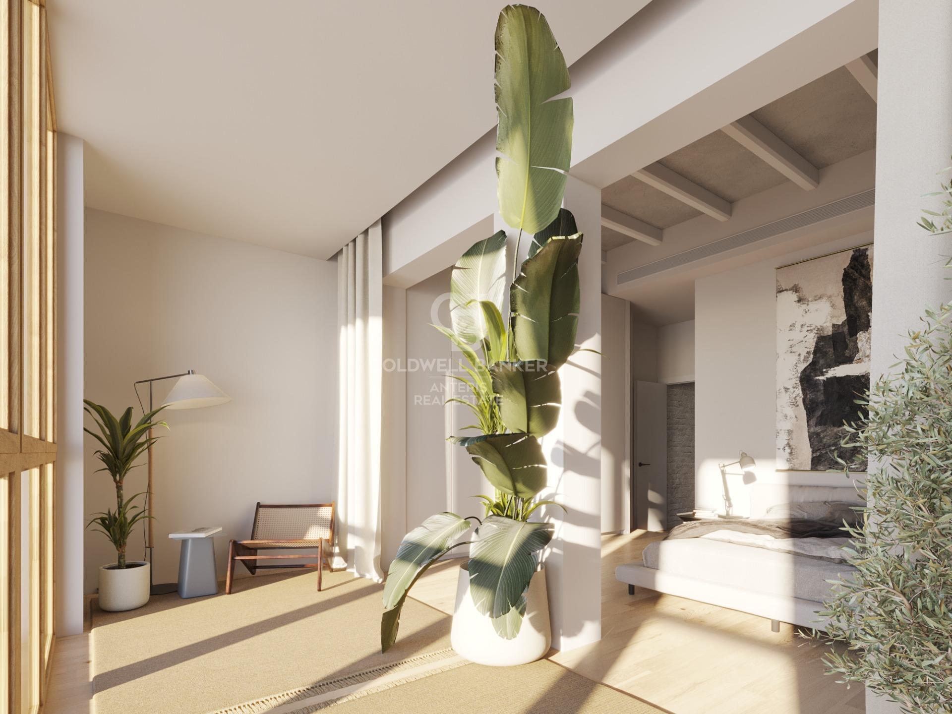 Całkowicie odnowiony luksusowy apartament w kamienicy z XIX wieku przy Passeig Sant Joan