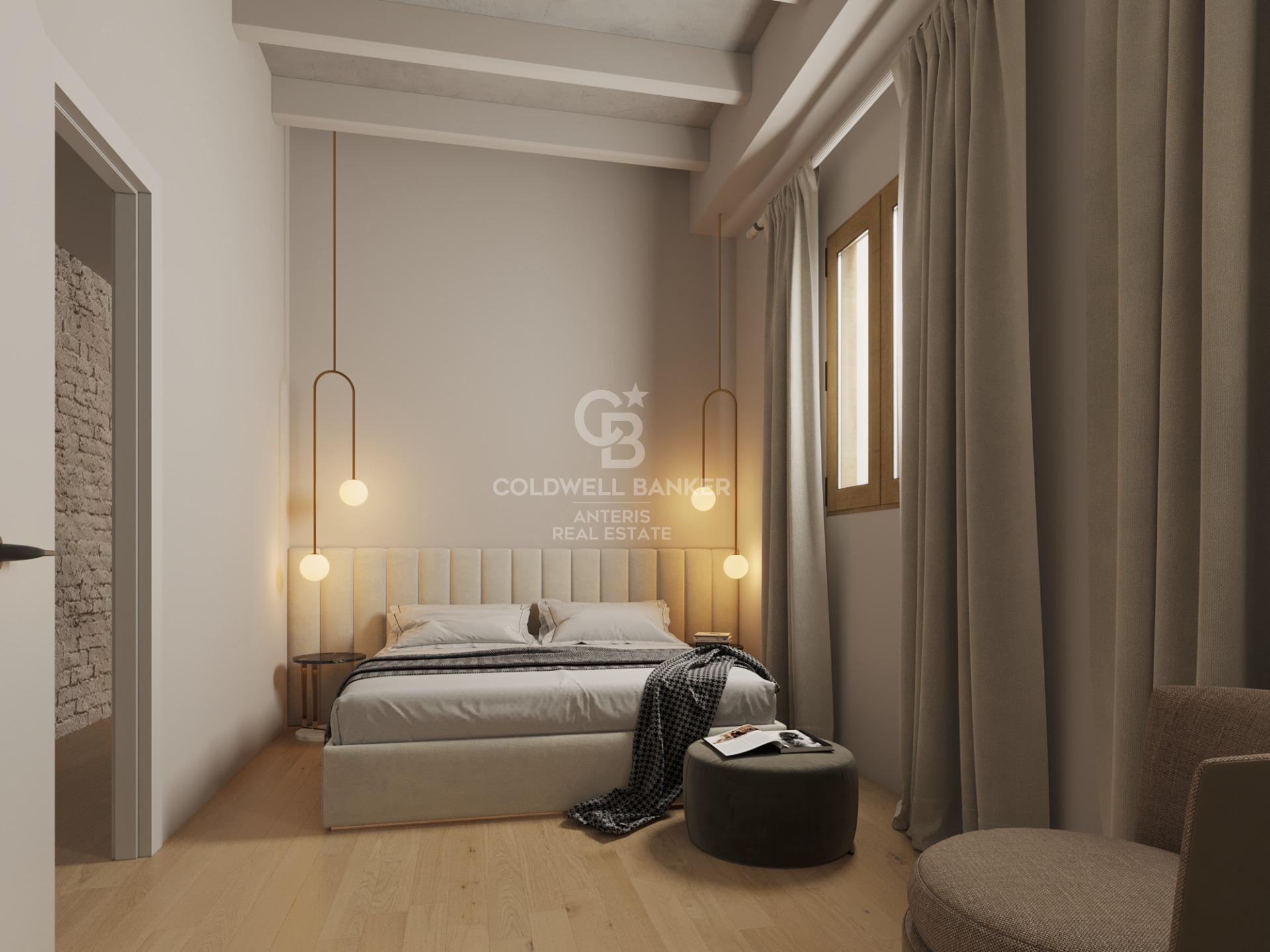 Całkowicie odnowiony luksusowy apartament w kamienicy z XIX wieku przy Passeig Sant Joan