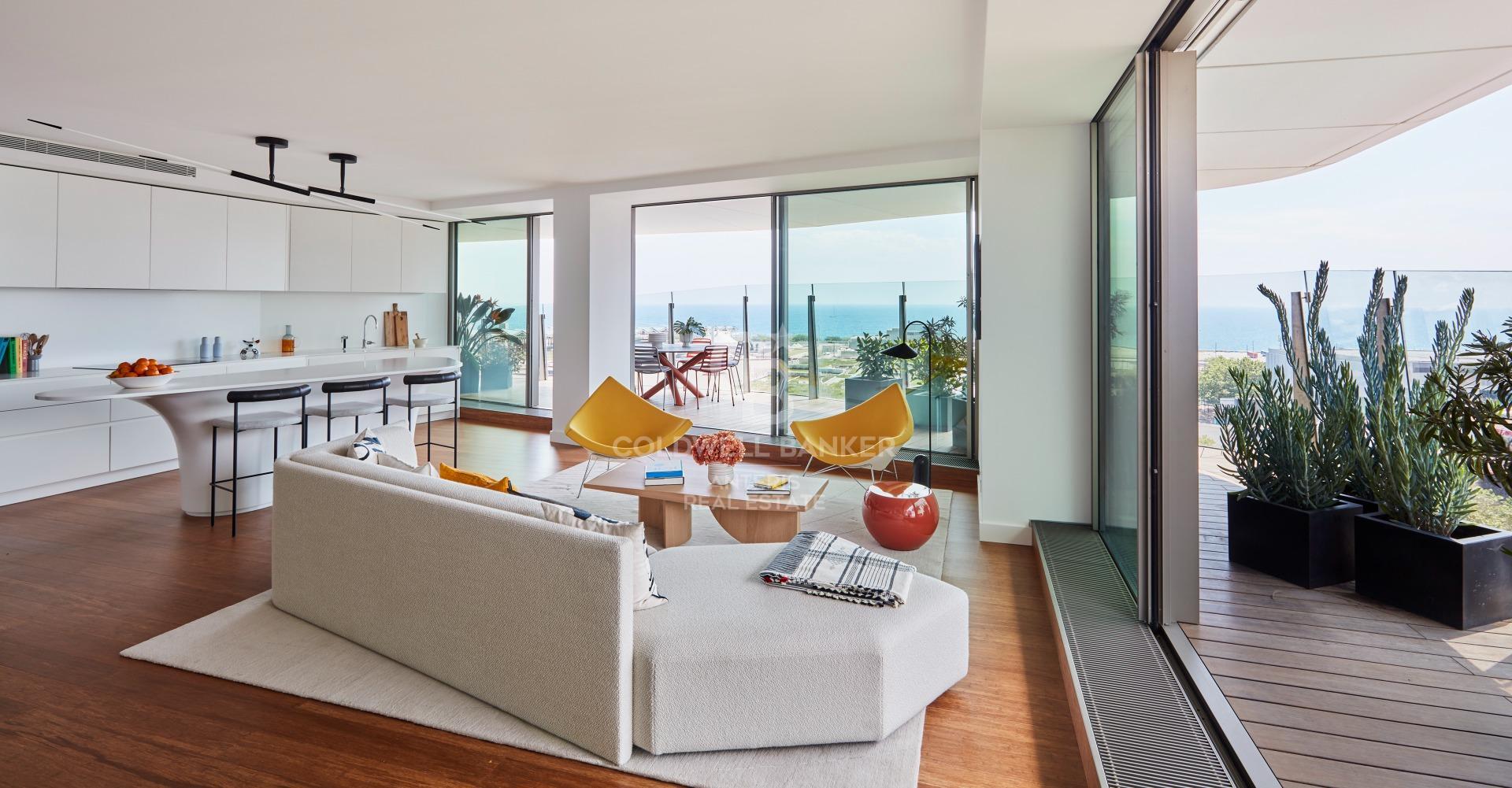 Vive la exclusividad y el lujo en un edificio frente al mar