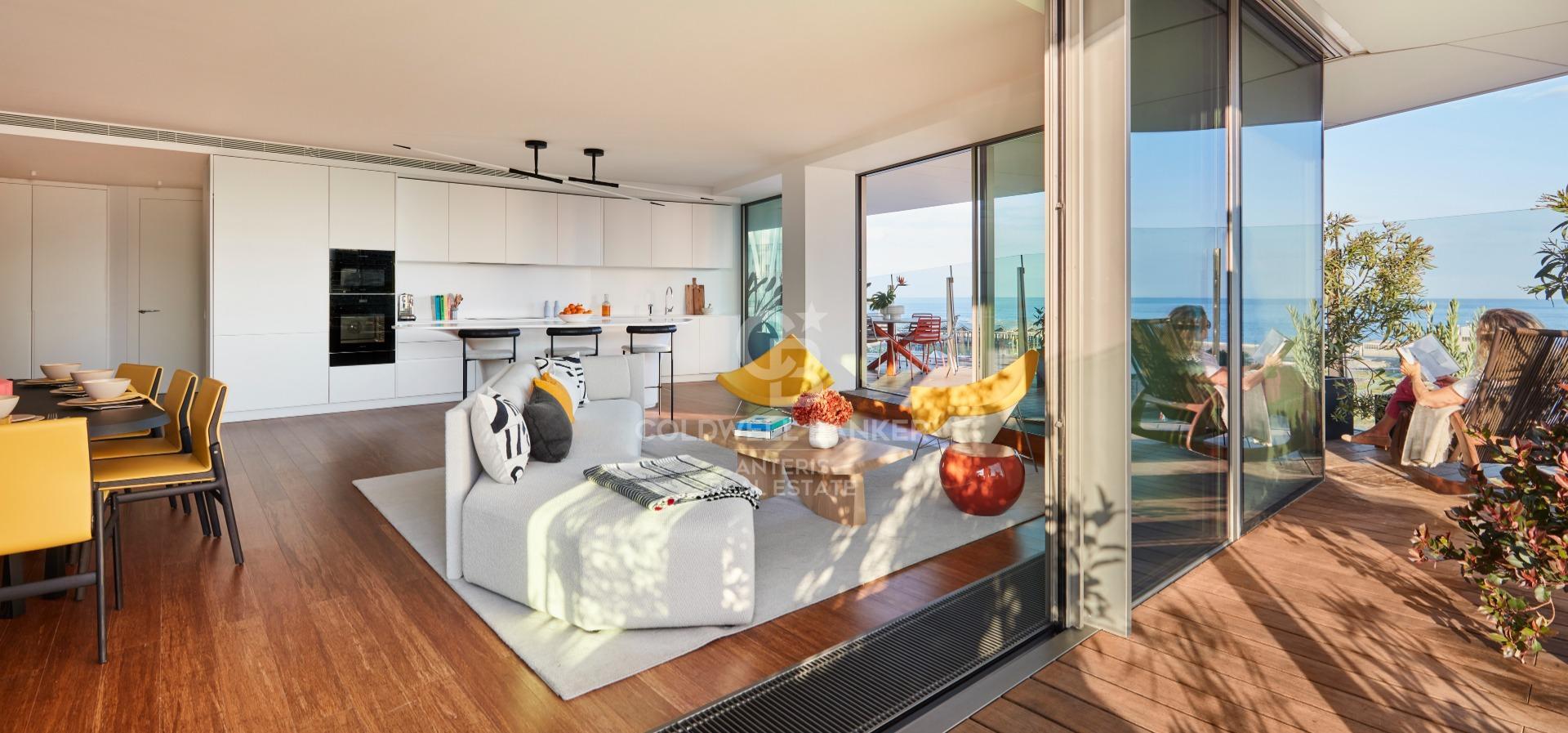 Vive la exclusividad y el lujo en un edificio frente al mar