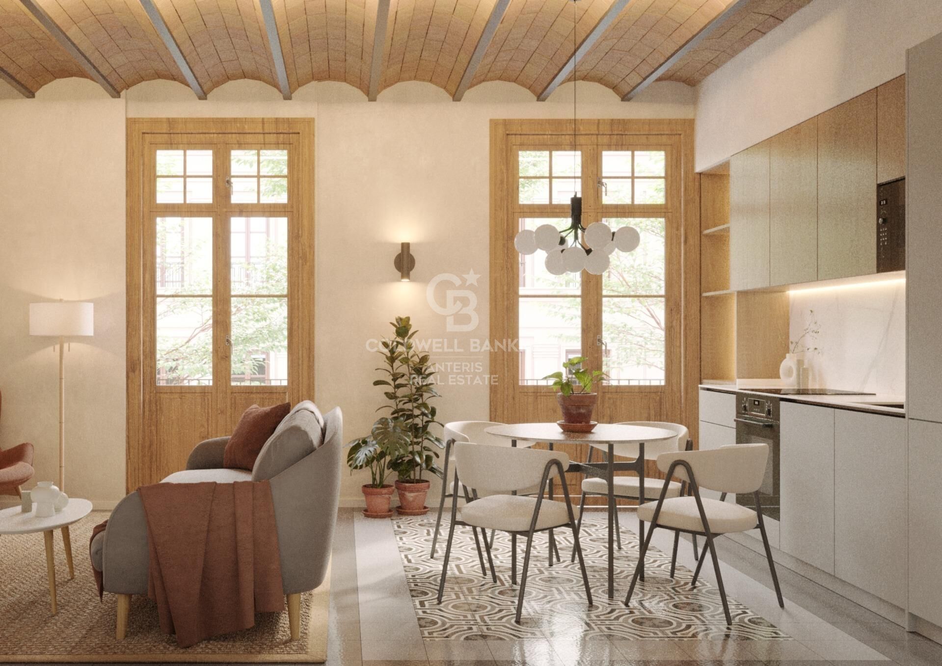 Odnowione mieszkanie w zabytkowej kamienicy