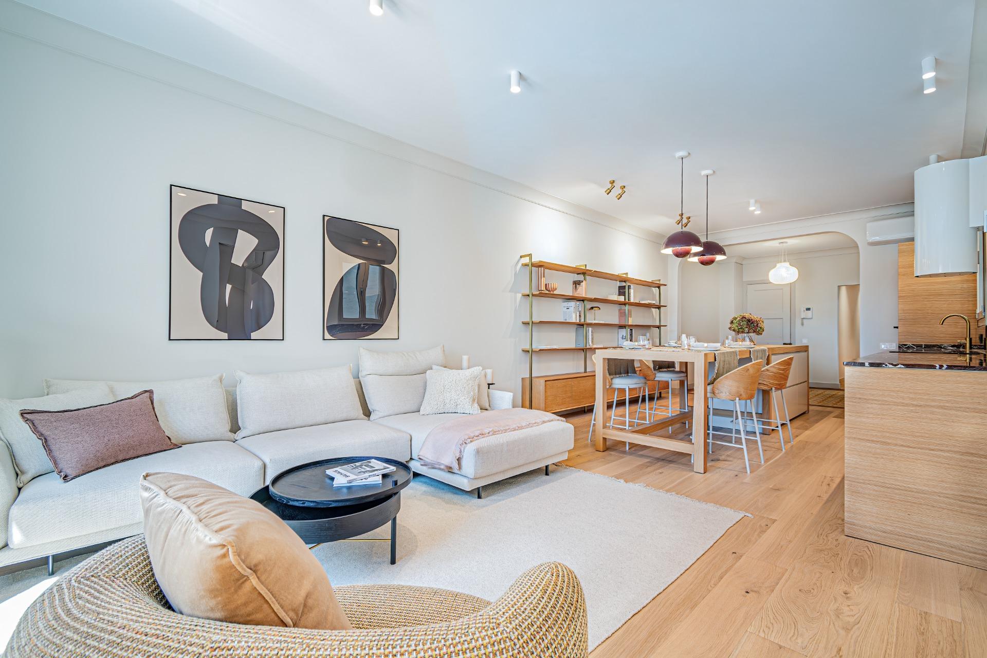 Luminoso piso reformado de diseño