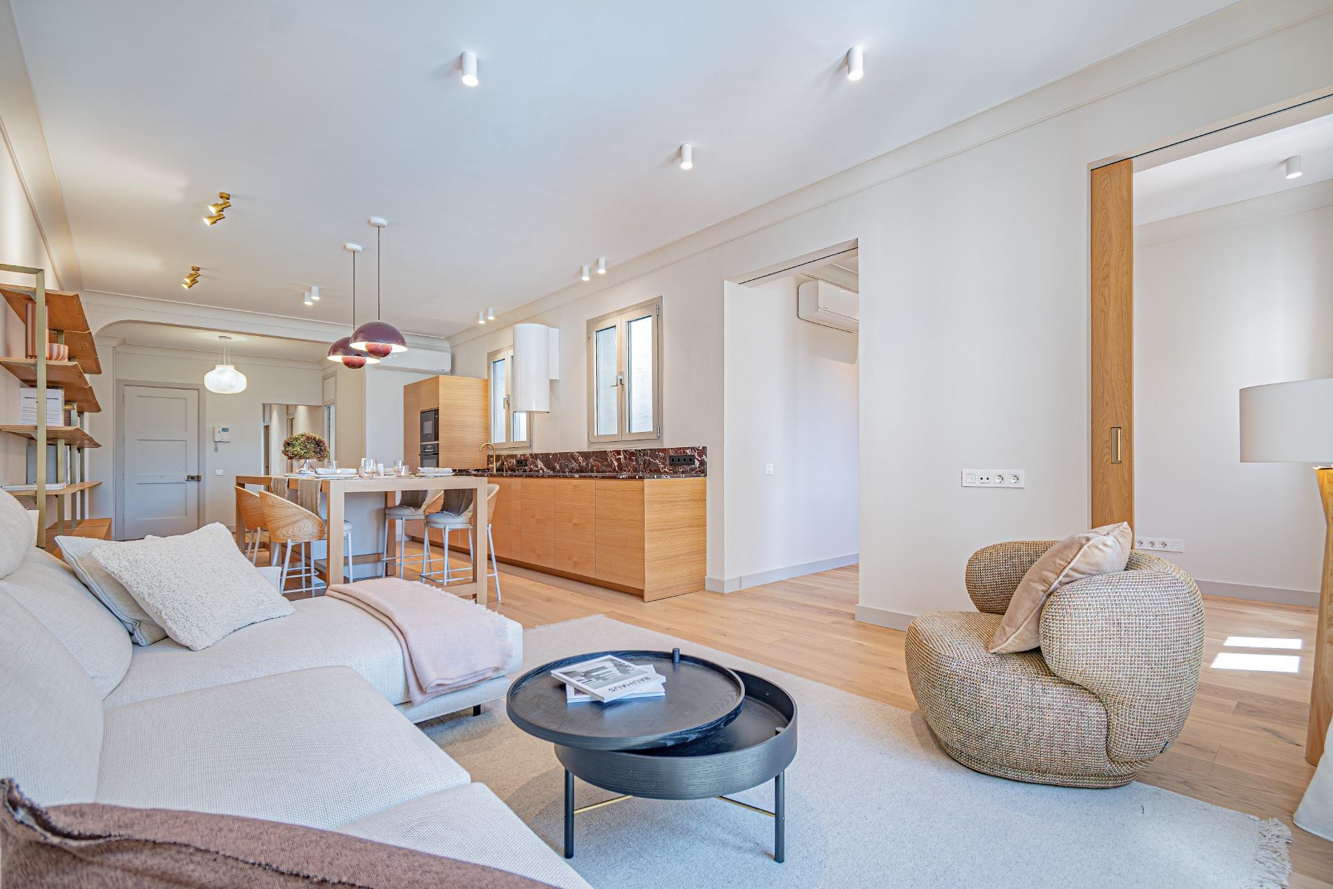 Luminoso piso reformado de diseño