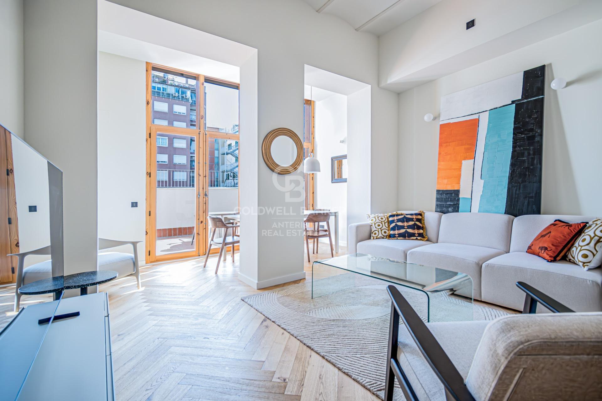 Wyjątkowy apartament z prywatnym tarasem na Paseo Sant Joan