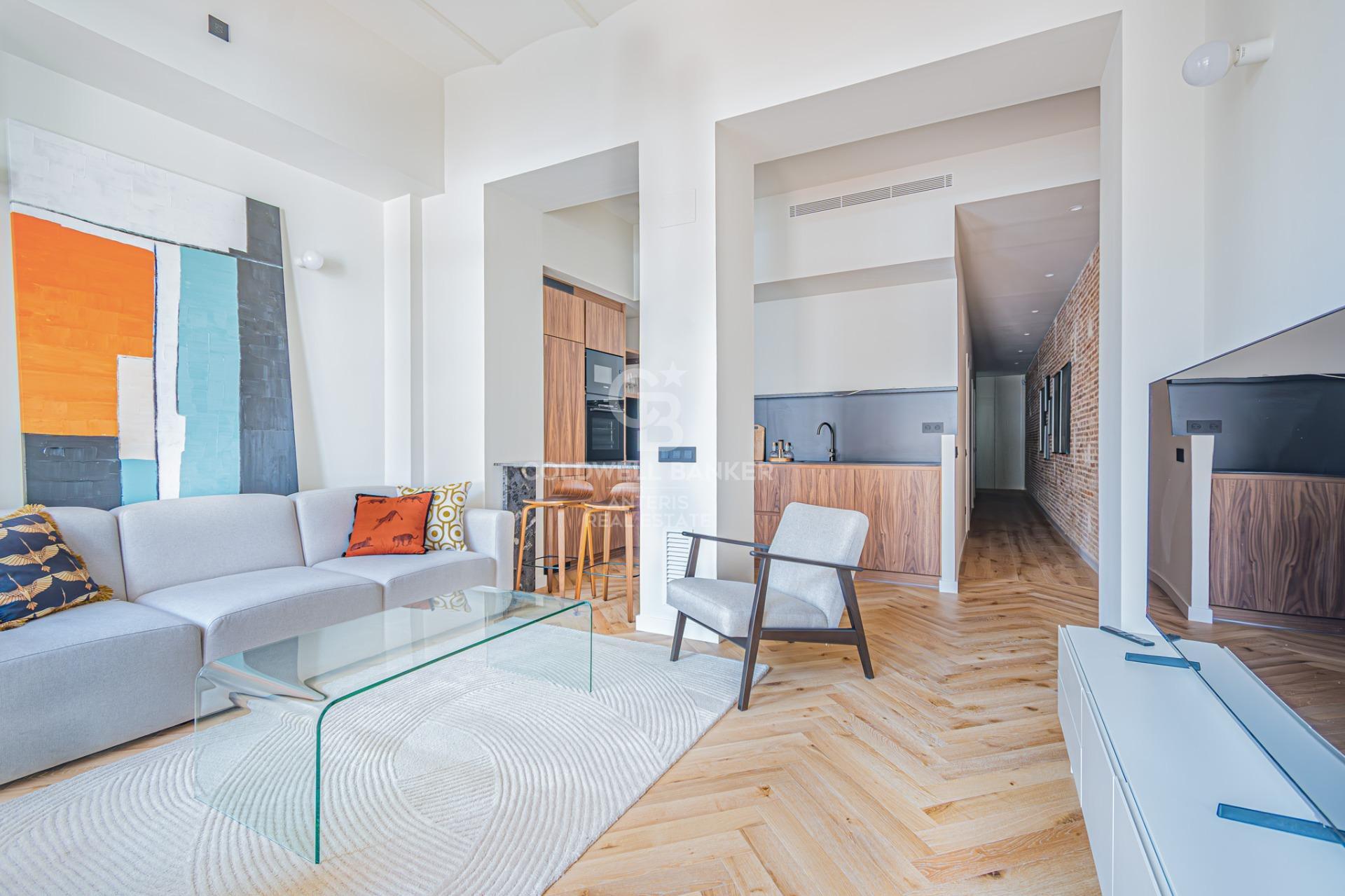 Wyjątkowy apartament z prywatnym tarasem na Paseo Sant Joan