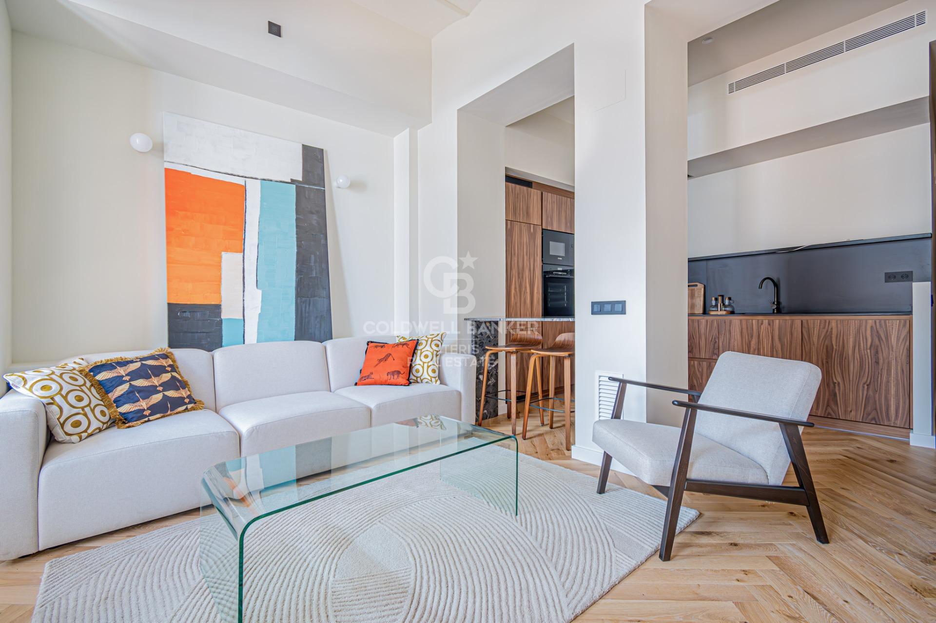 Wyjątkowy apartament z prywatnym tarasem na Paseo Sant Joan