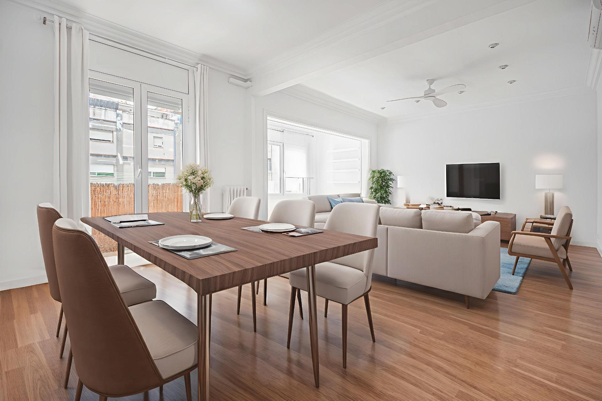 Jasny i przestronny apartament w dzielnicy Sant Gervasi